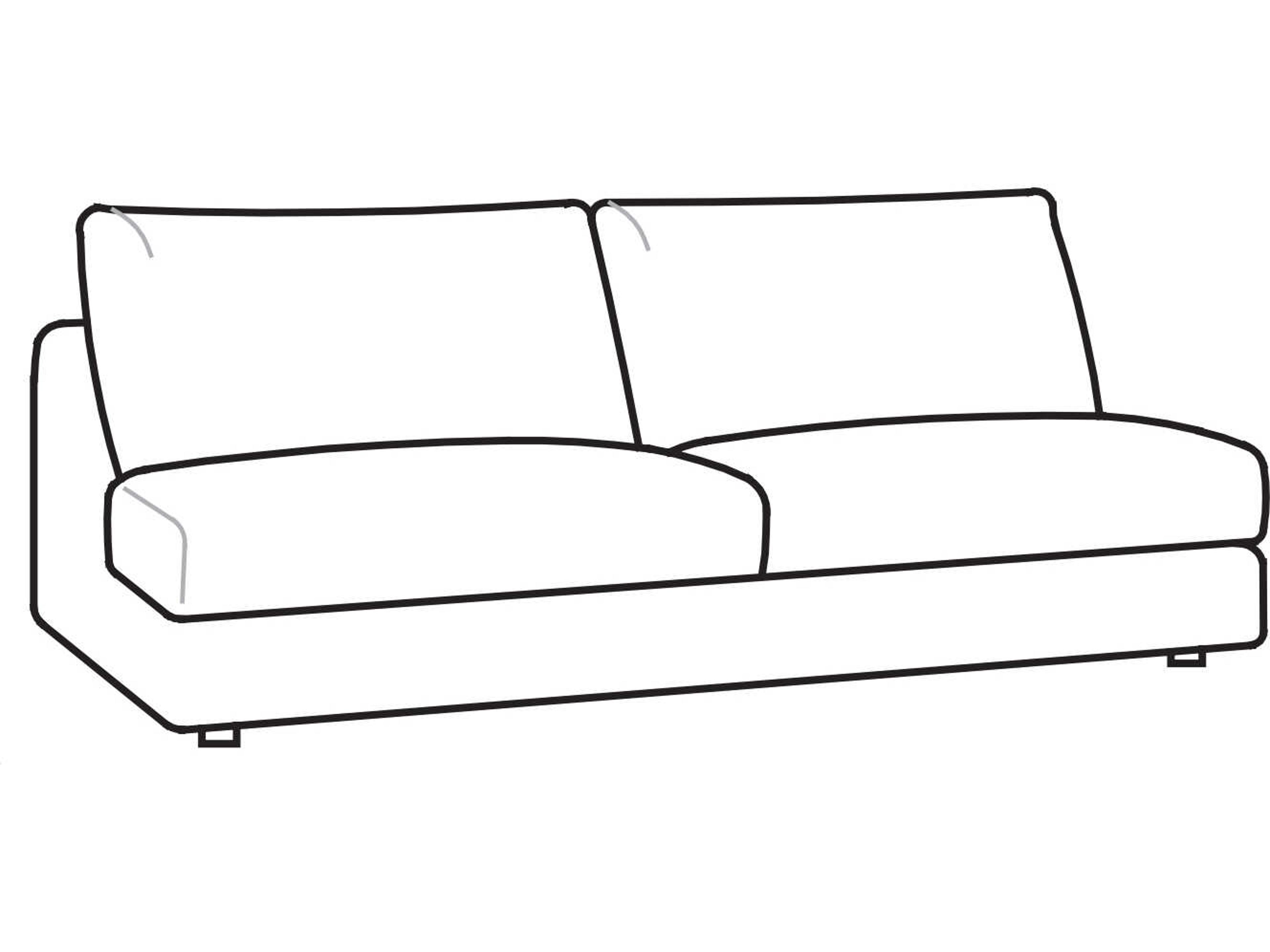 Arflex Low Land Unit without Armrests