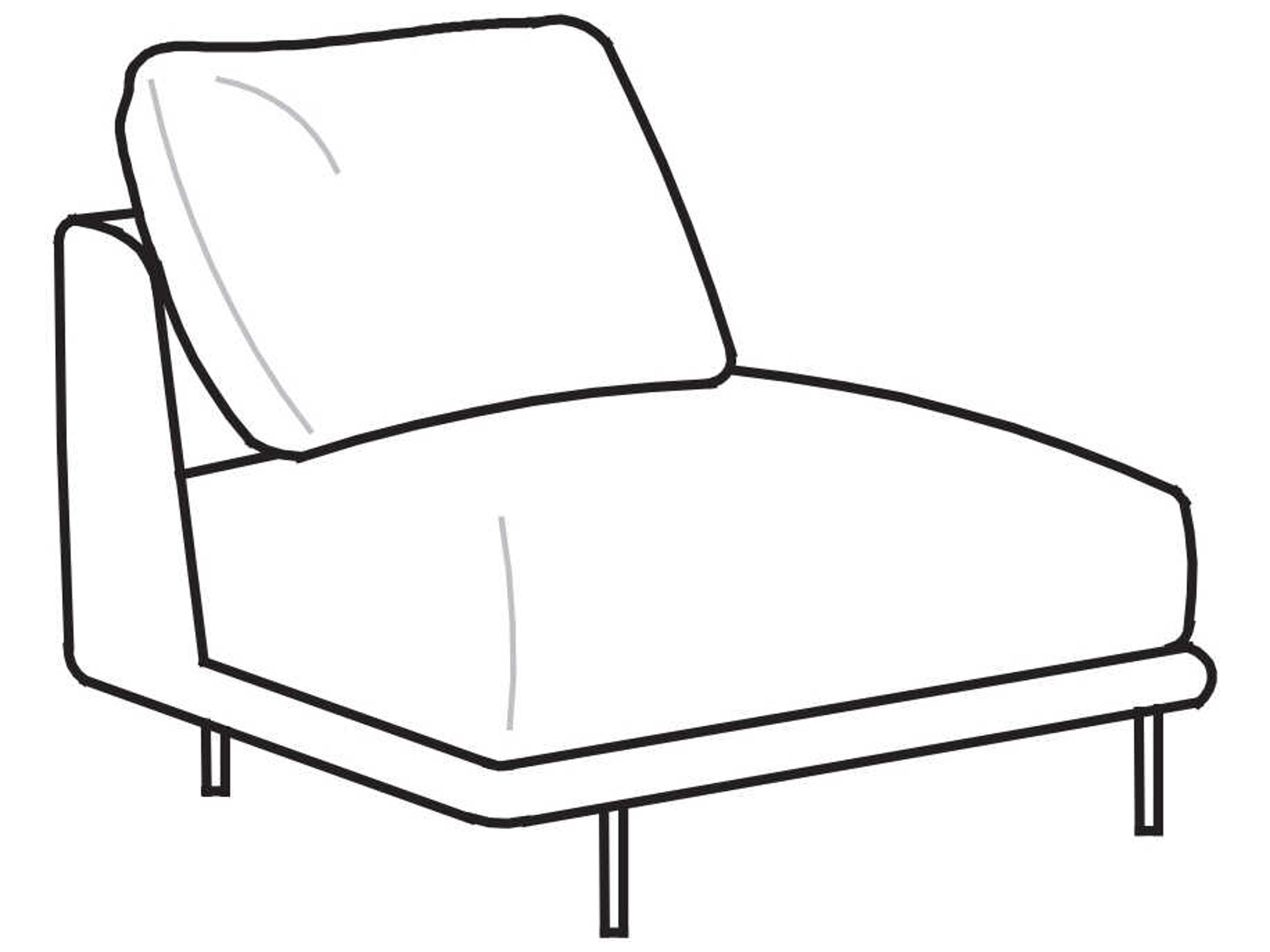 Arflex Bel Air Unit without Armrests