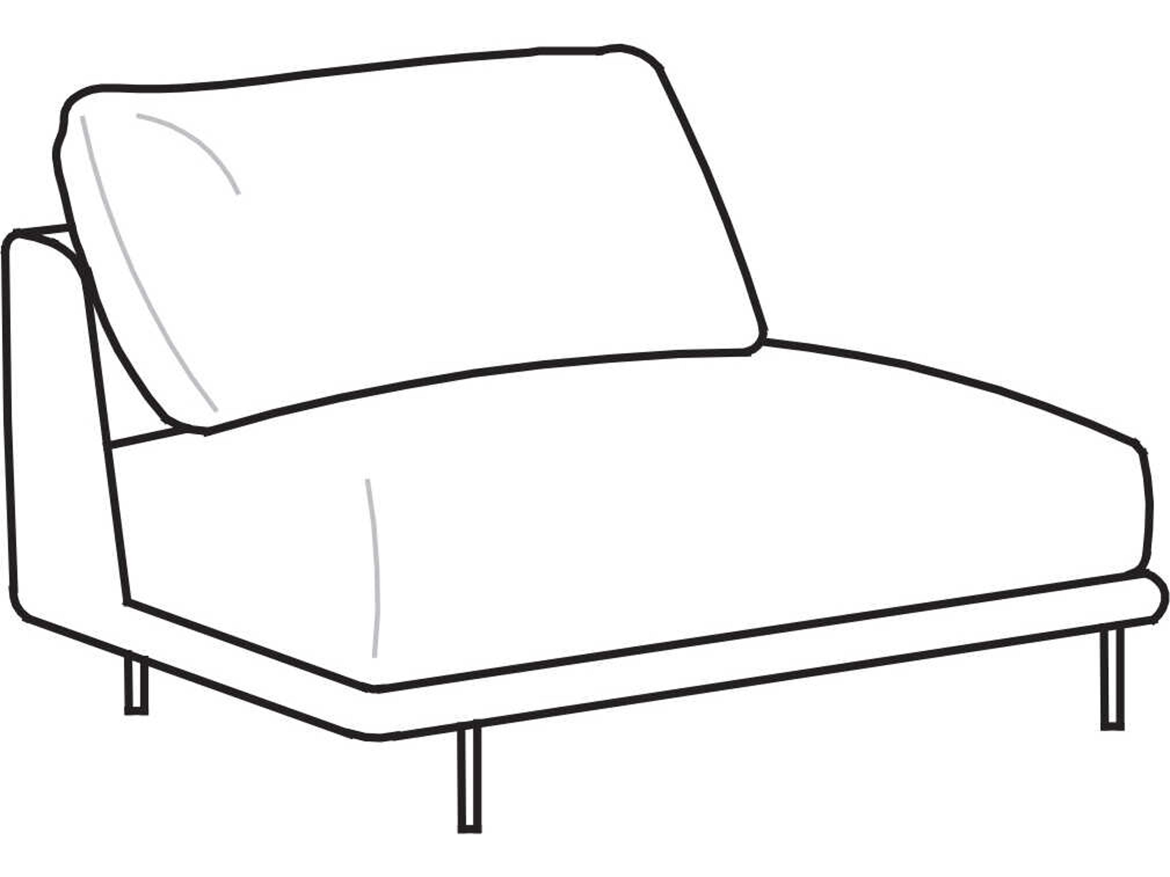 Arflex Bel Air Unit without Armrests