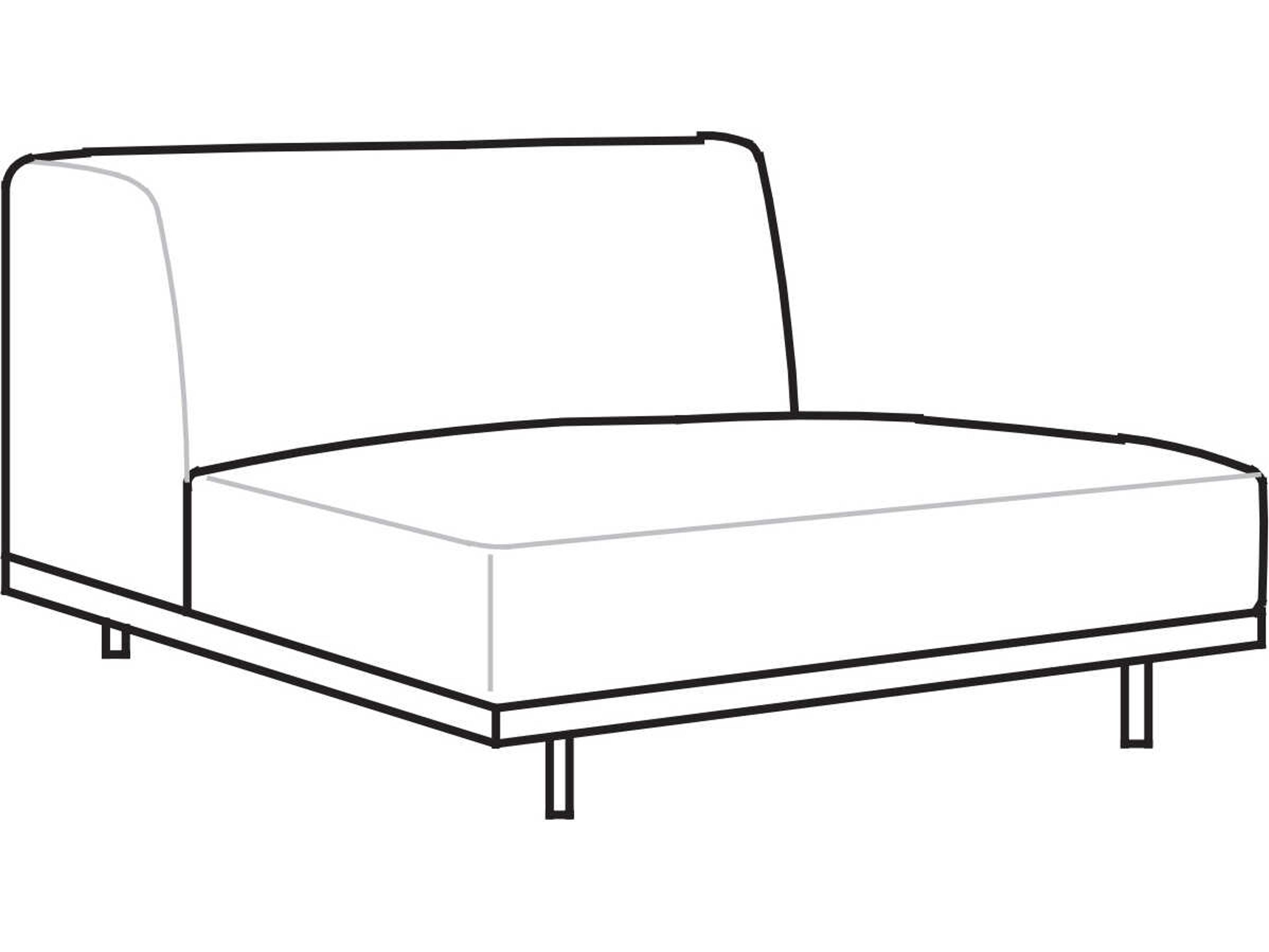 Arflex Naviglio Unit without Armrests