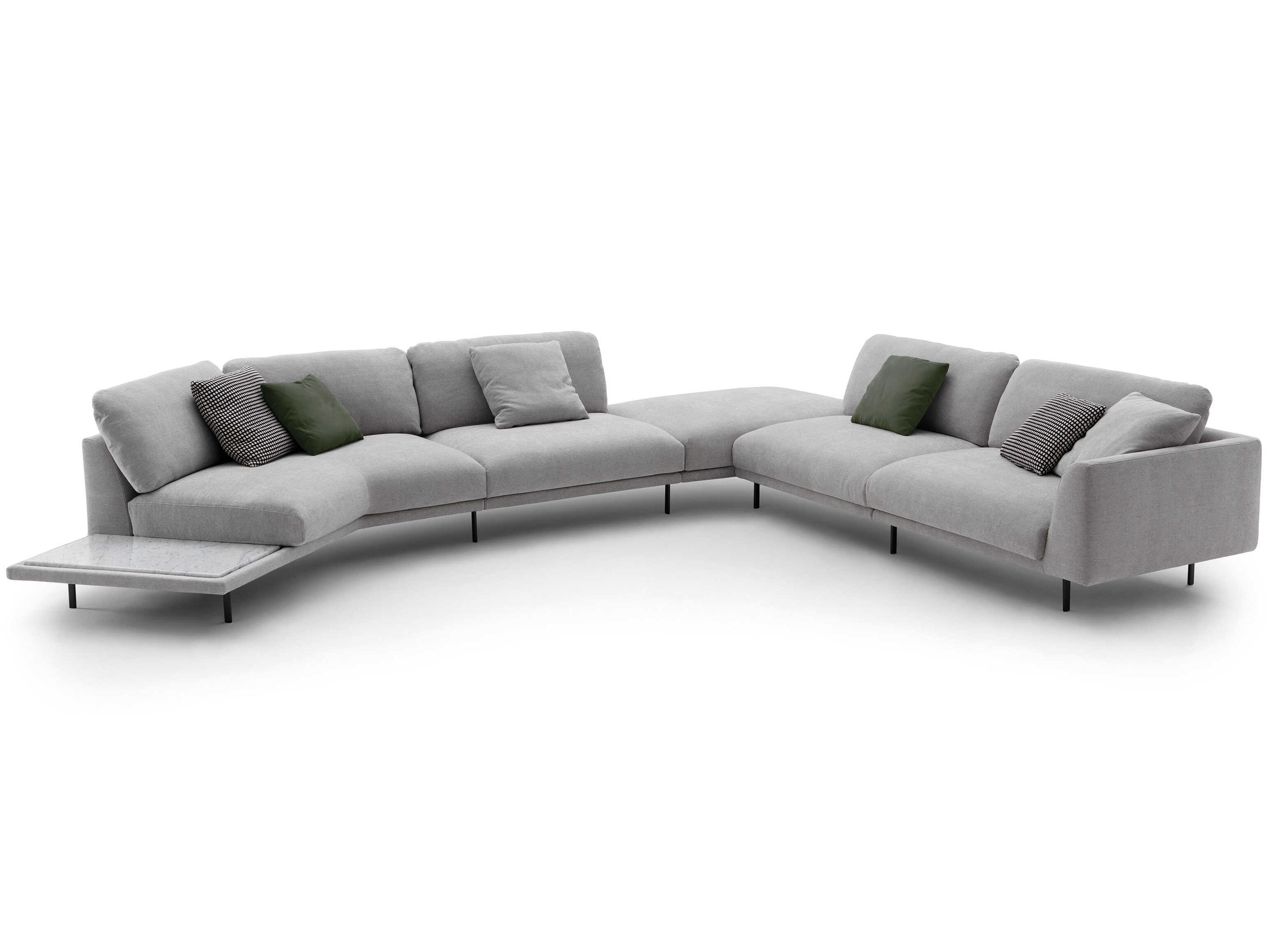 Arflex Bel Air Upholstered Sectional Sofa