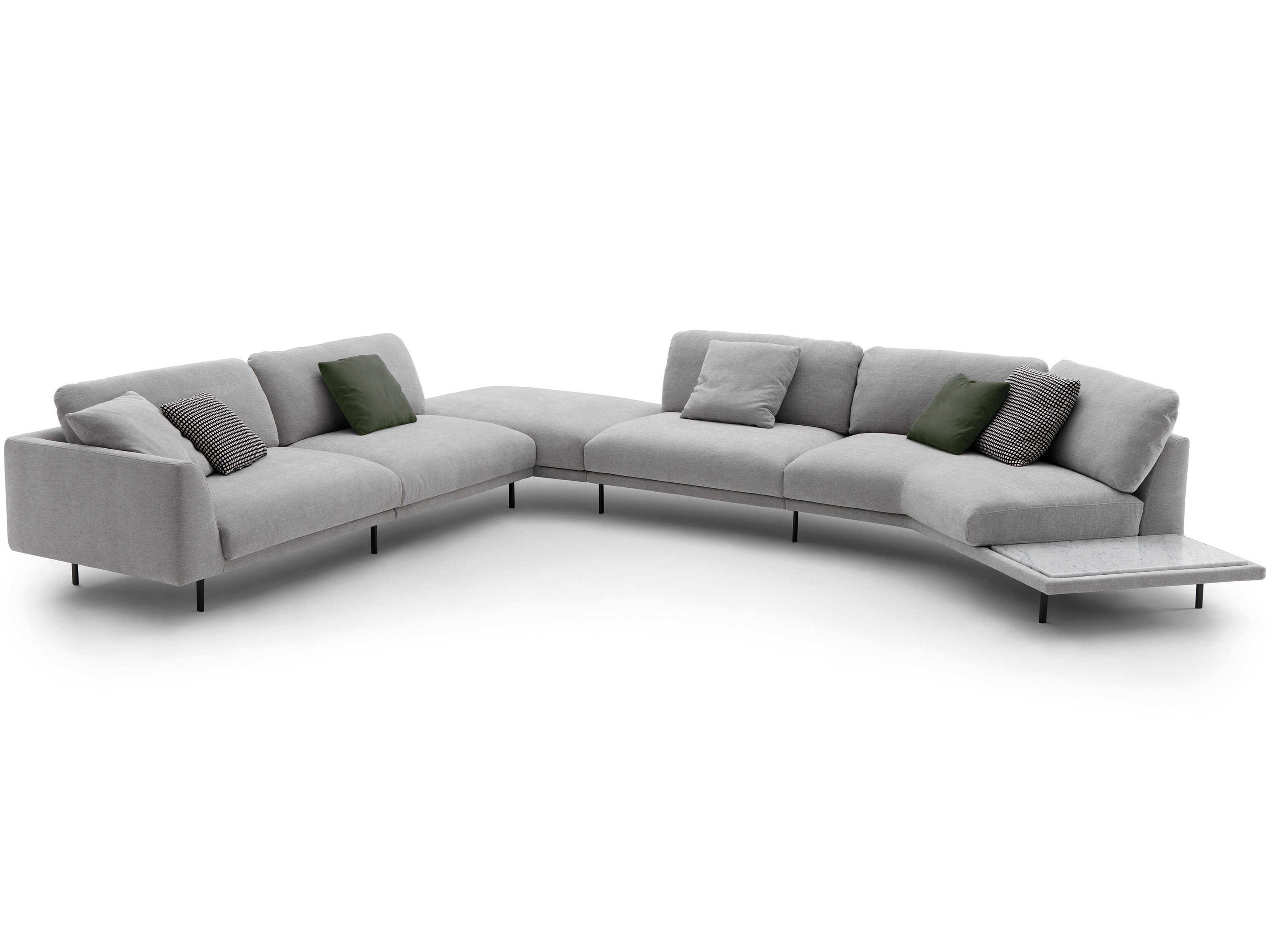 Arflex Bel Air Upholstered Sectional Sofa