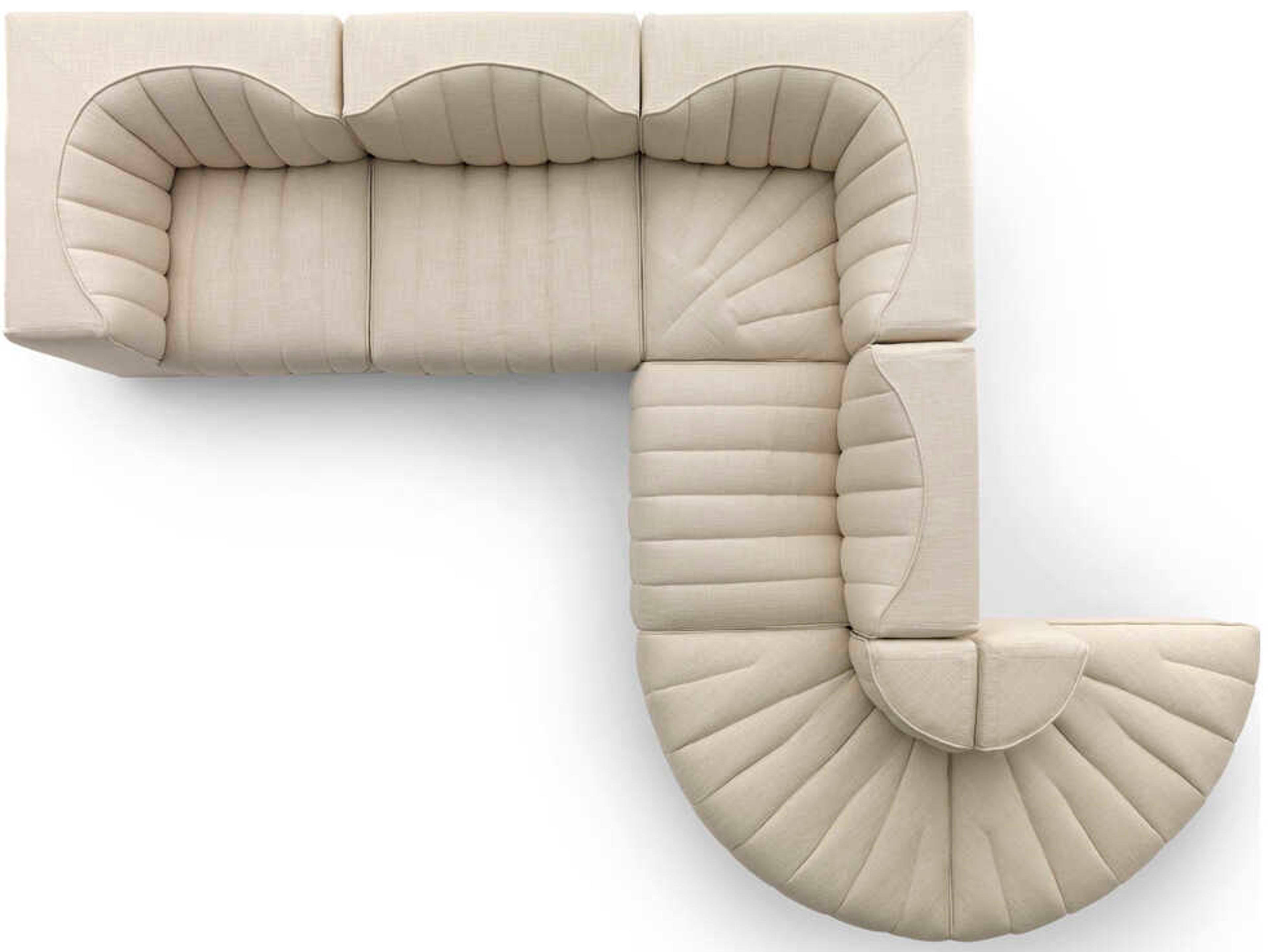 Arflex 9000 Composition-11 Upholstered Sectional Sofa