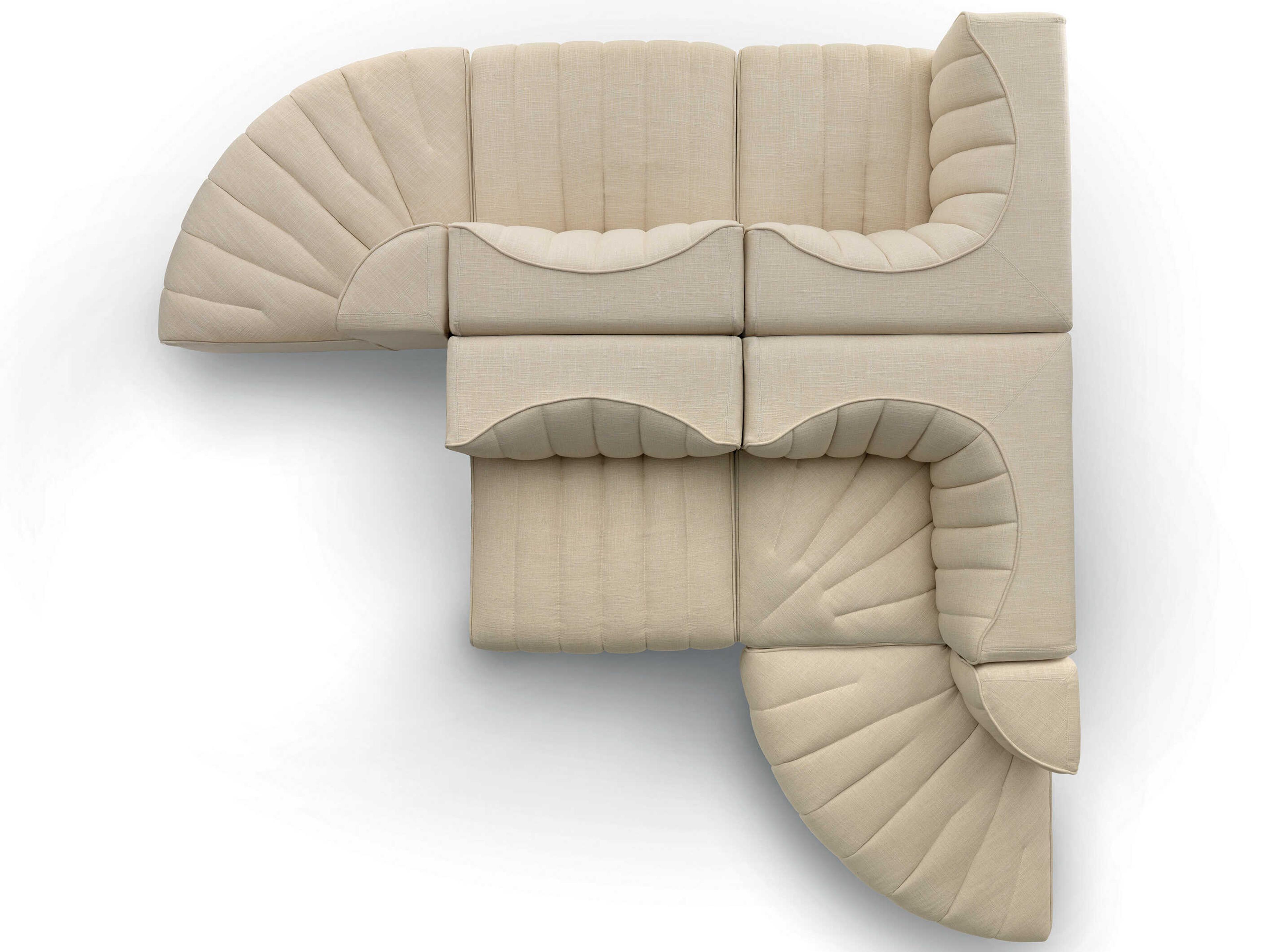 Arflex 9000 Composition-12 Upholstered Sectional Sofa