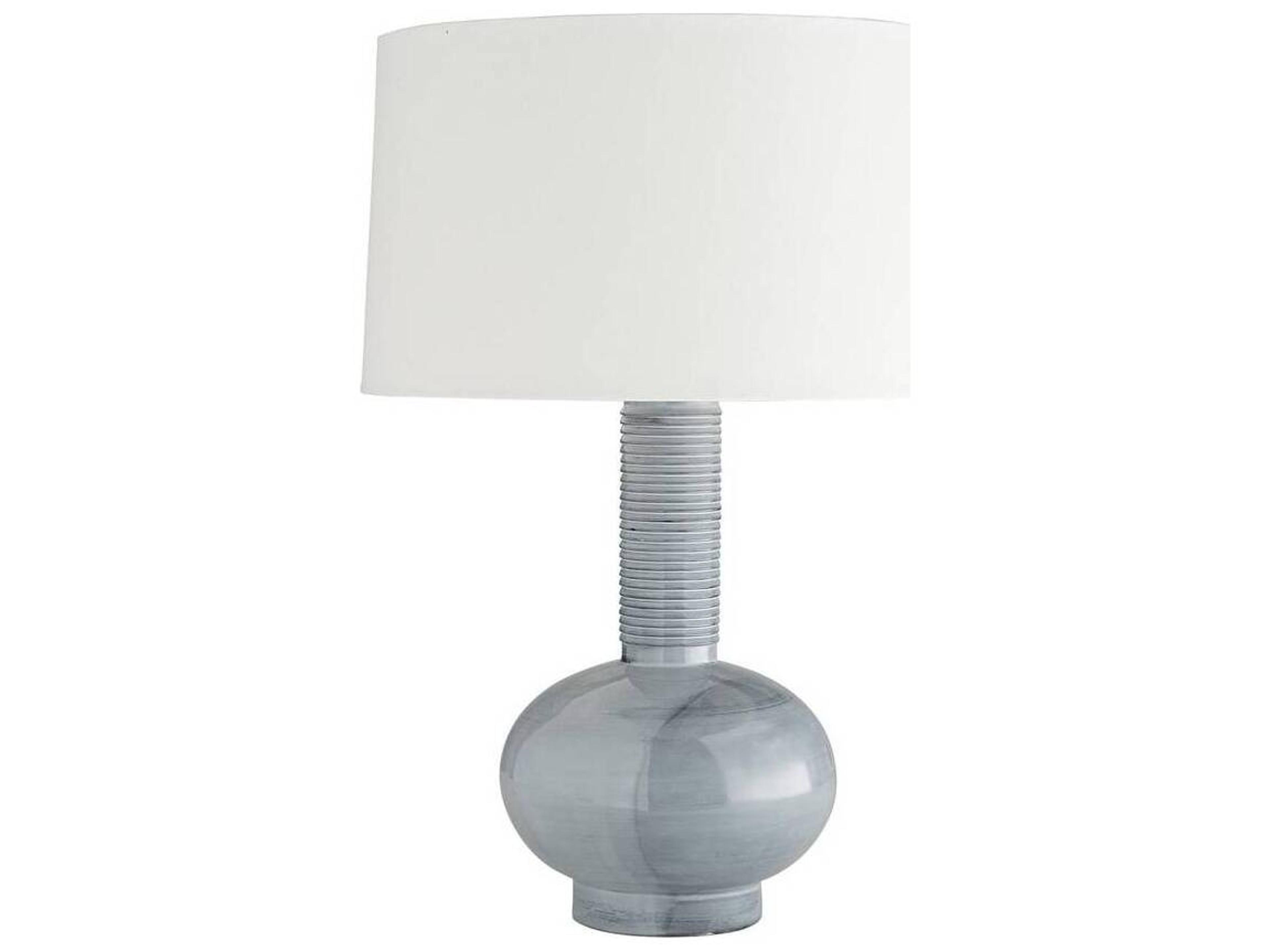 Arteriors Home Nakoma Haze Blue Buffet Lamp