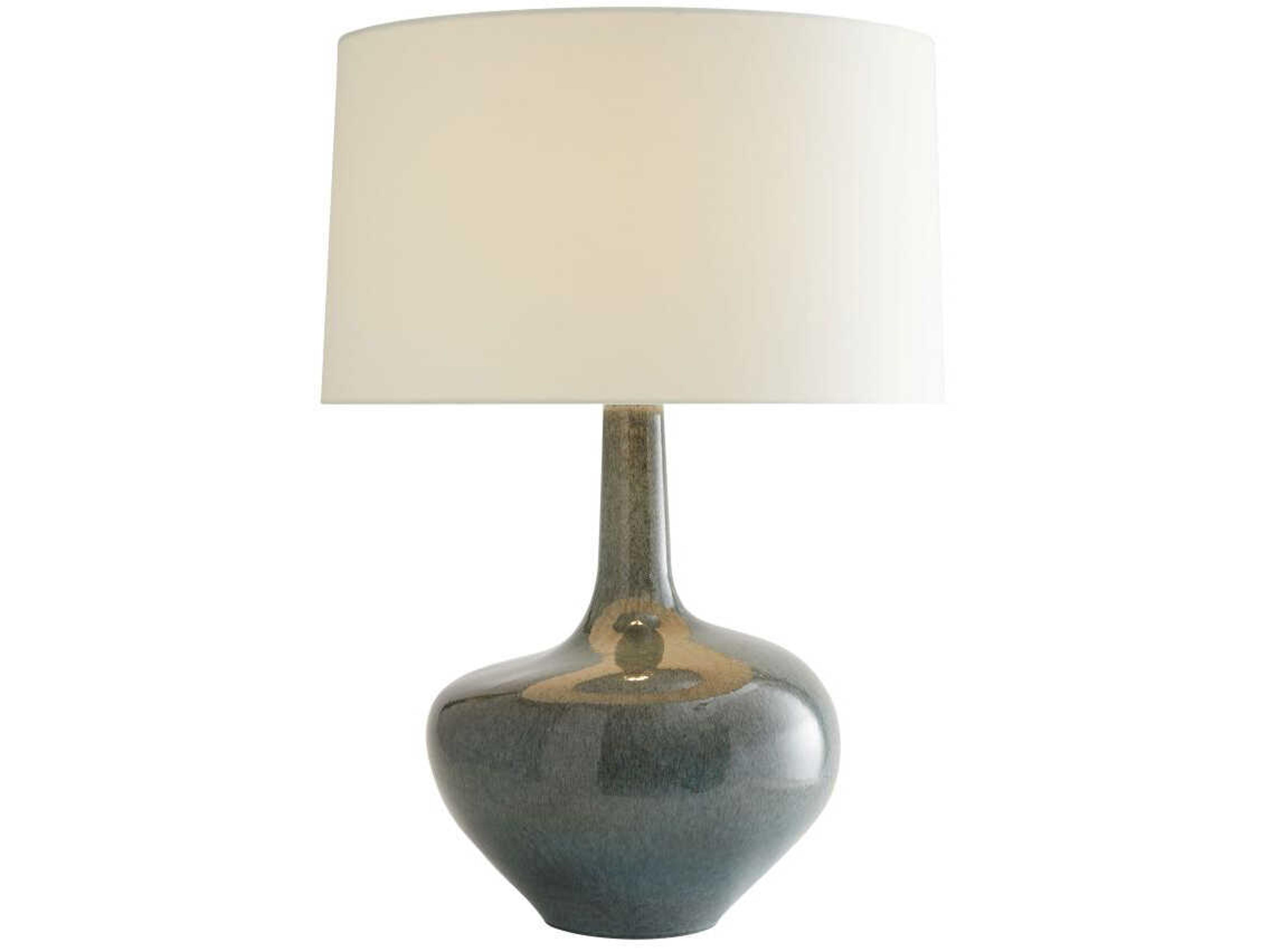 Arteriors Home Nash Tidal Reactive Blue Buffet Lamp