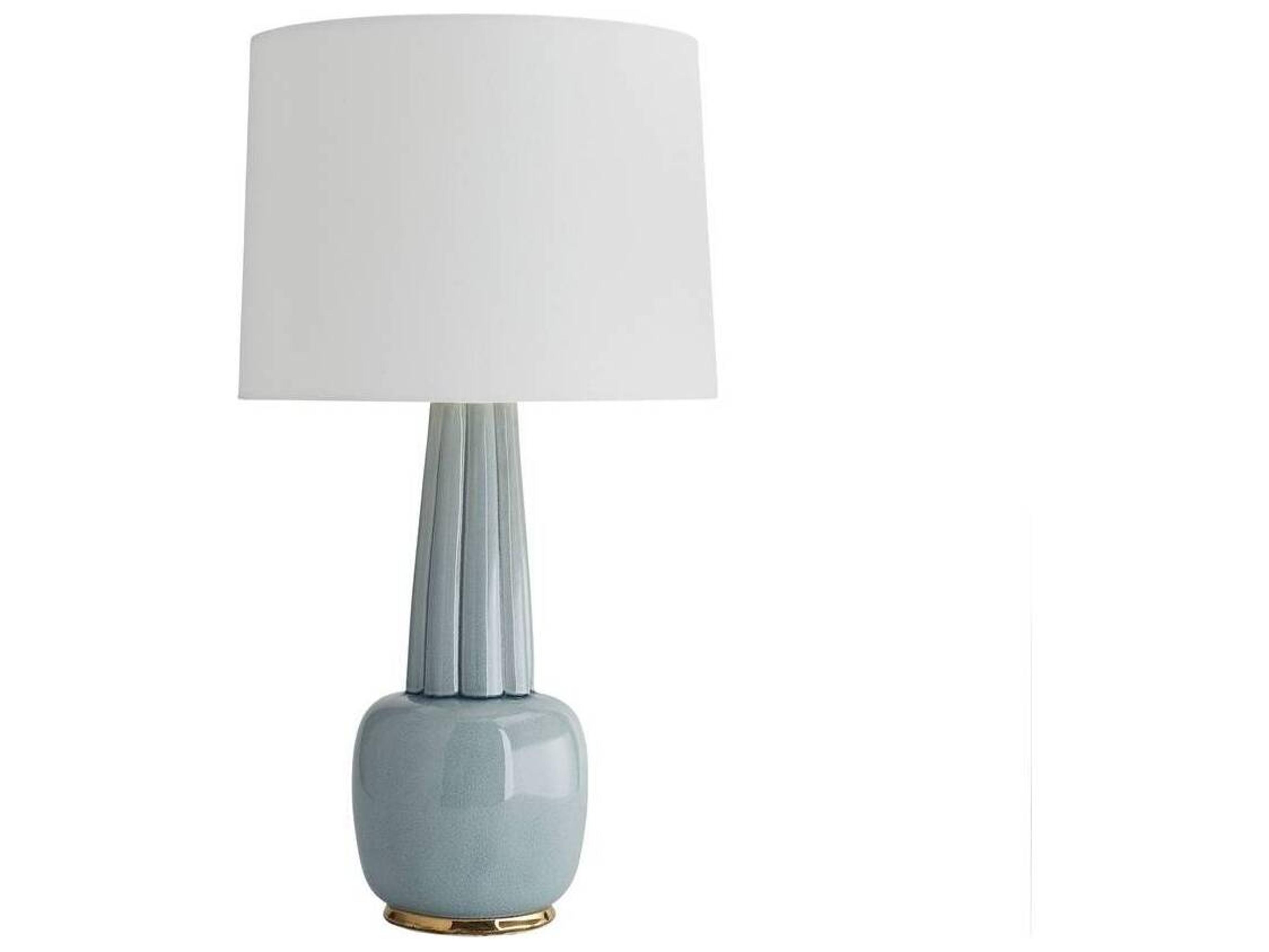 Arteriors Home Arlington Celadon Gold Blue Buffet Lamp