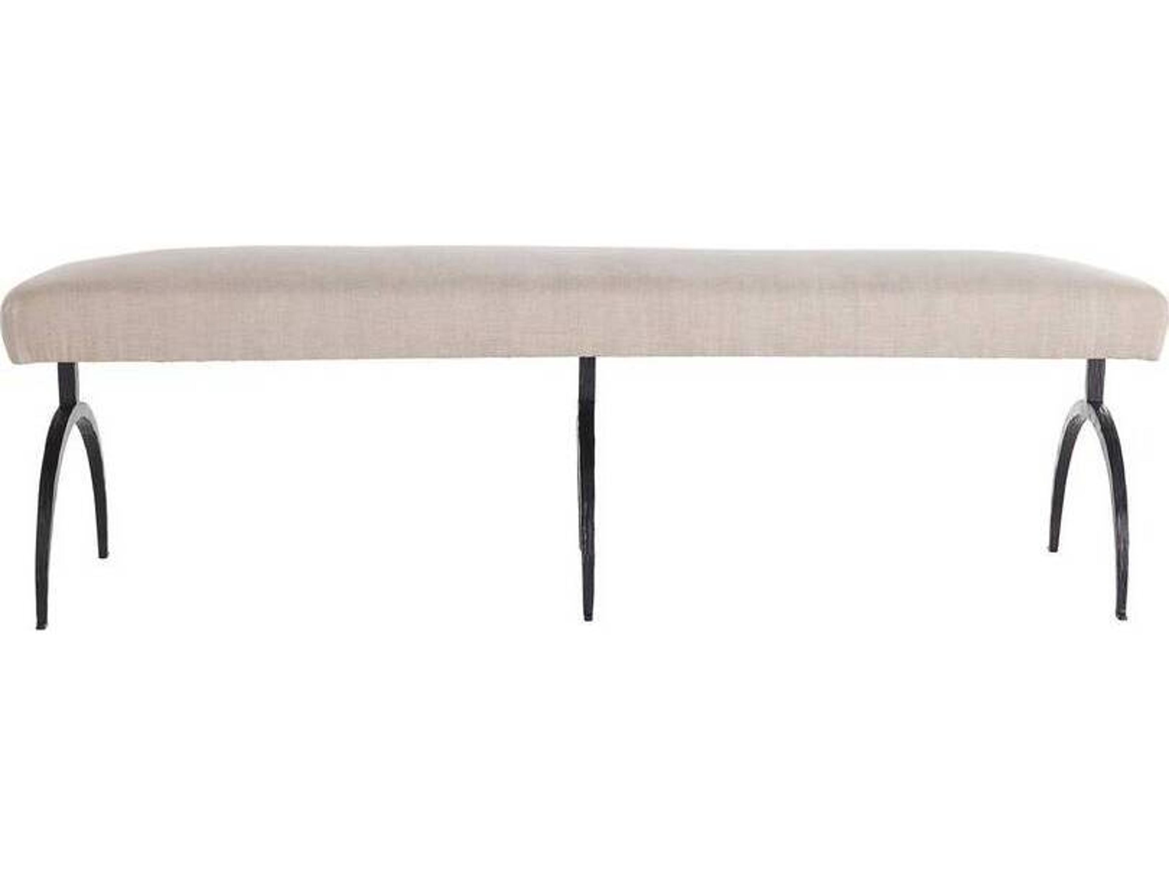 Arteriors Home Bahati Natural Beige Upholstered Accent Bench