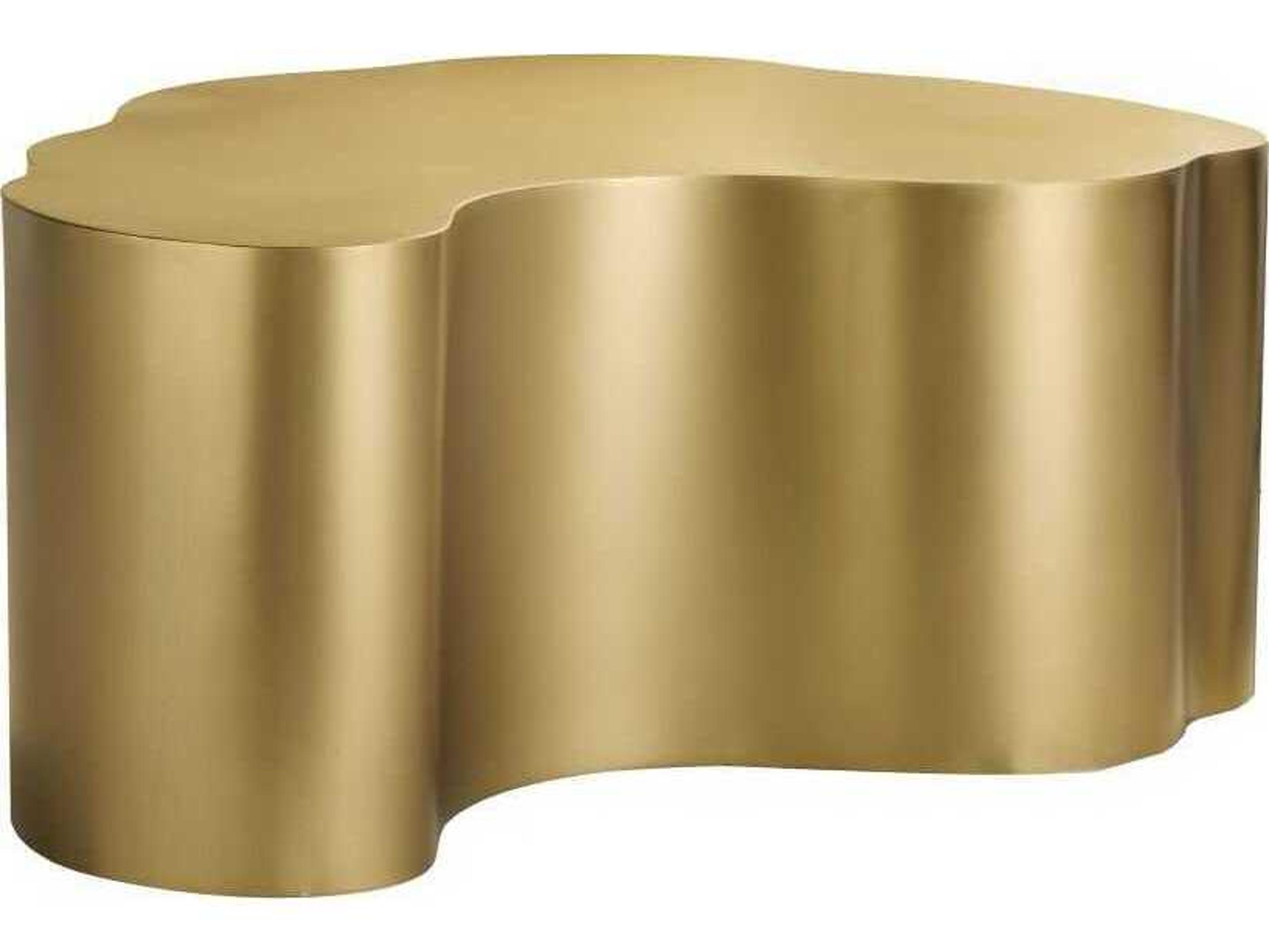 Meadow Metal Antique Brass Coffee Table