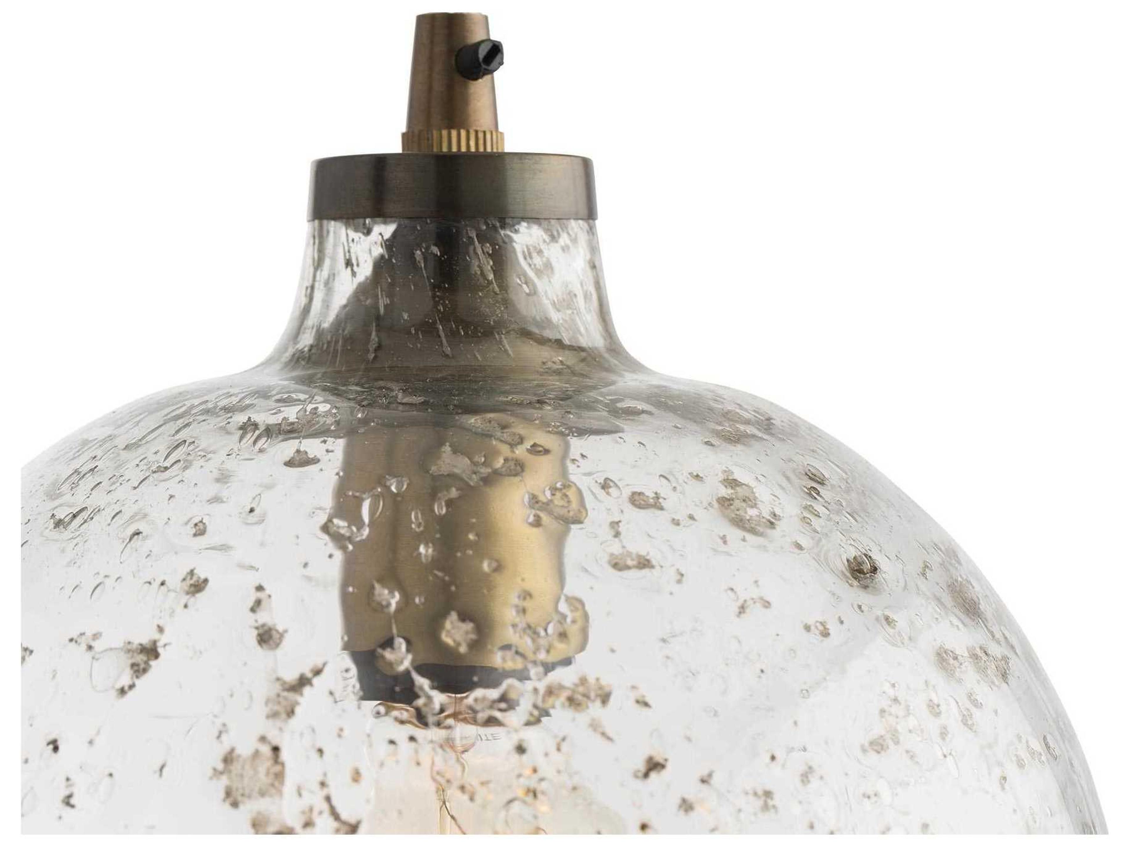 Arteriors Home Monica Sand Infused Glass Pendant Light