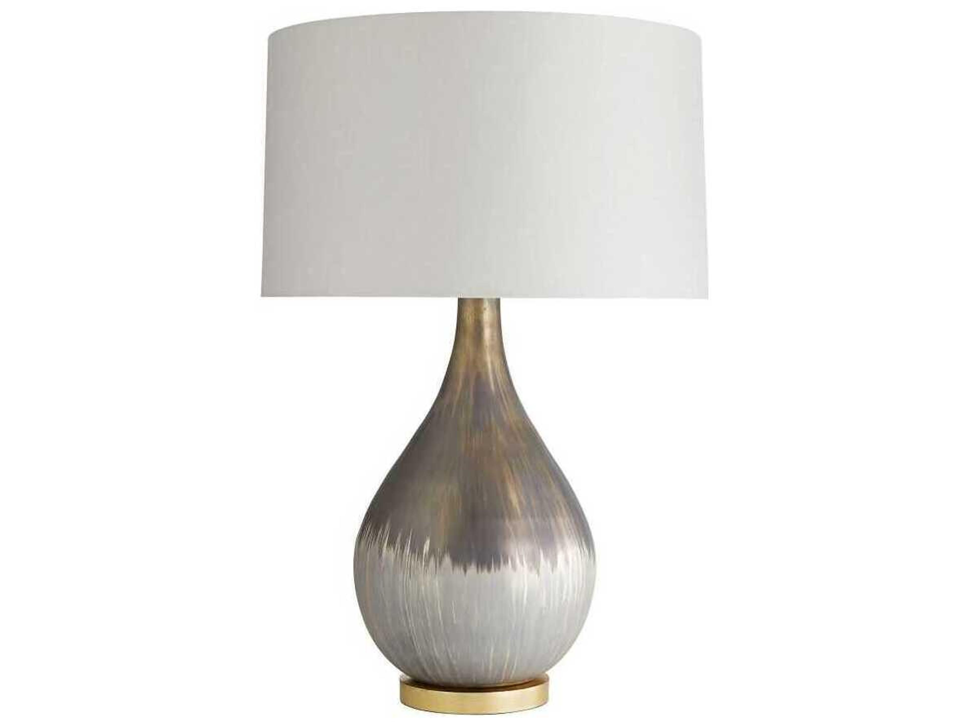 Arteriors Home Romy Satin Silvered Bronze Buffet Lamp