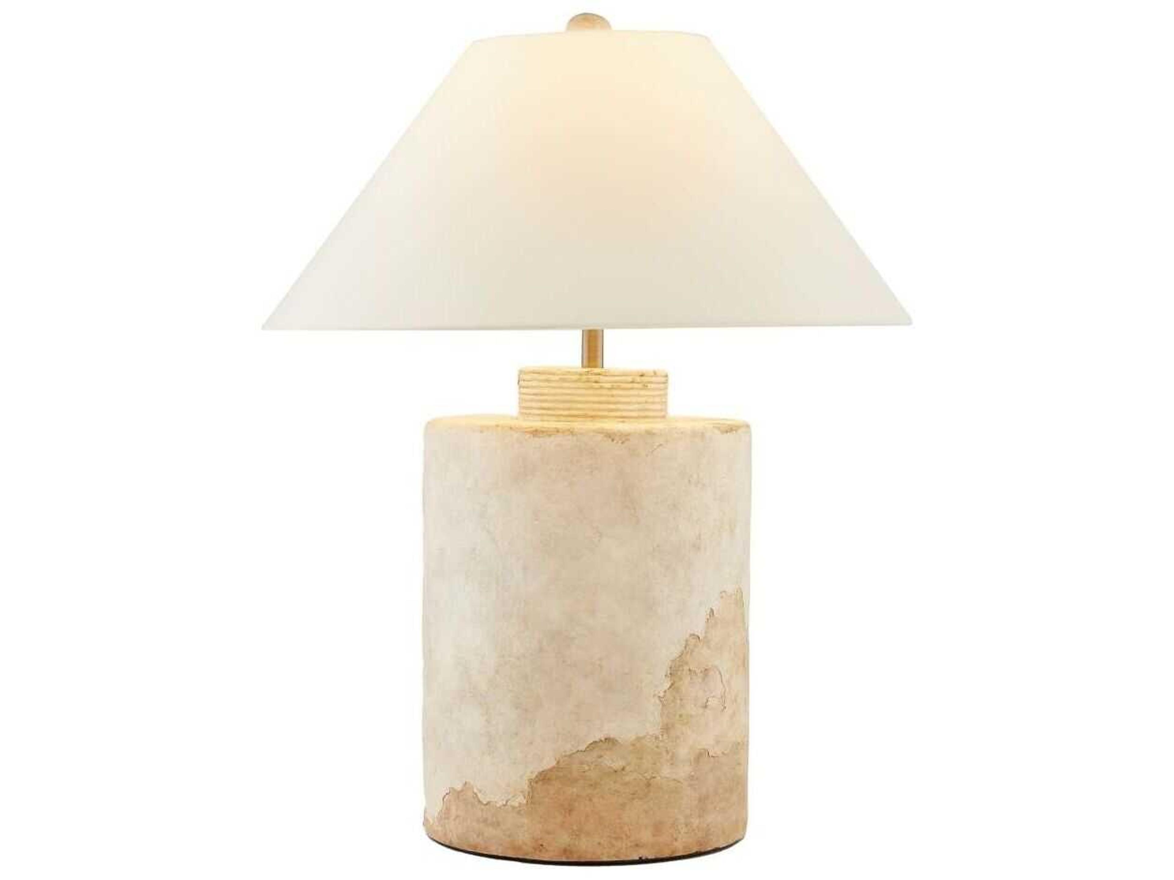Arteriors Home Samala Tuscan Wash Terracotta Off White Buffet Lamp