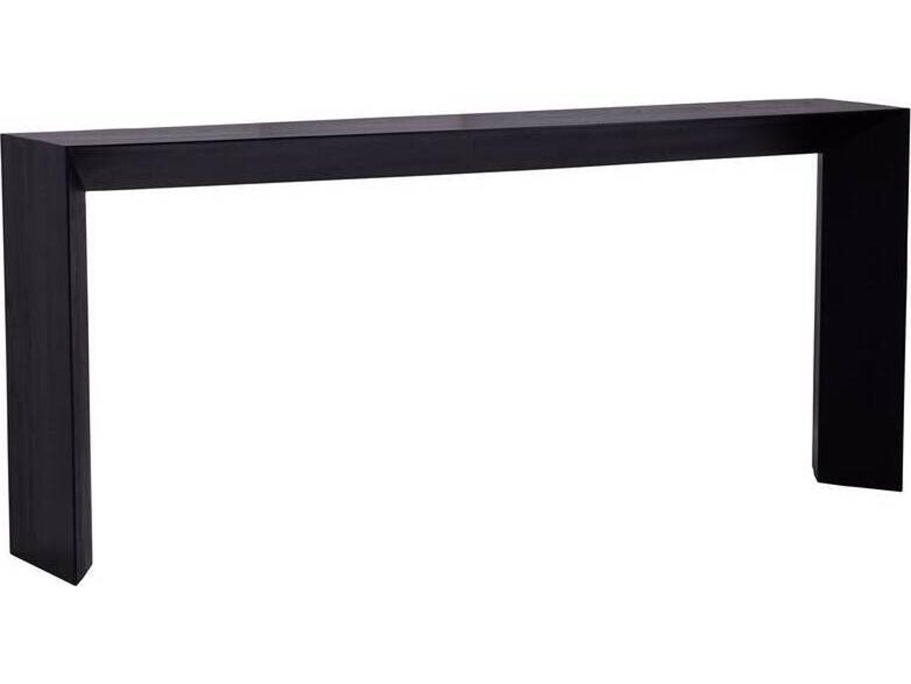 Arteriors Home Rectangular Wood Ebony Ormando Console Table