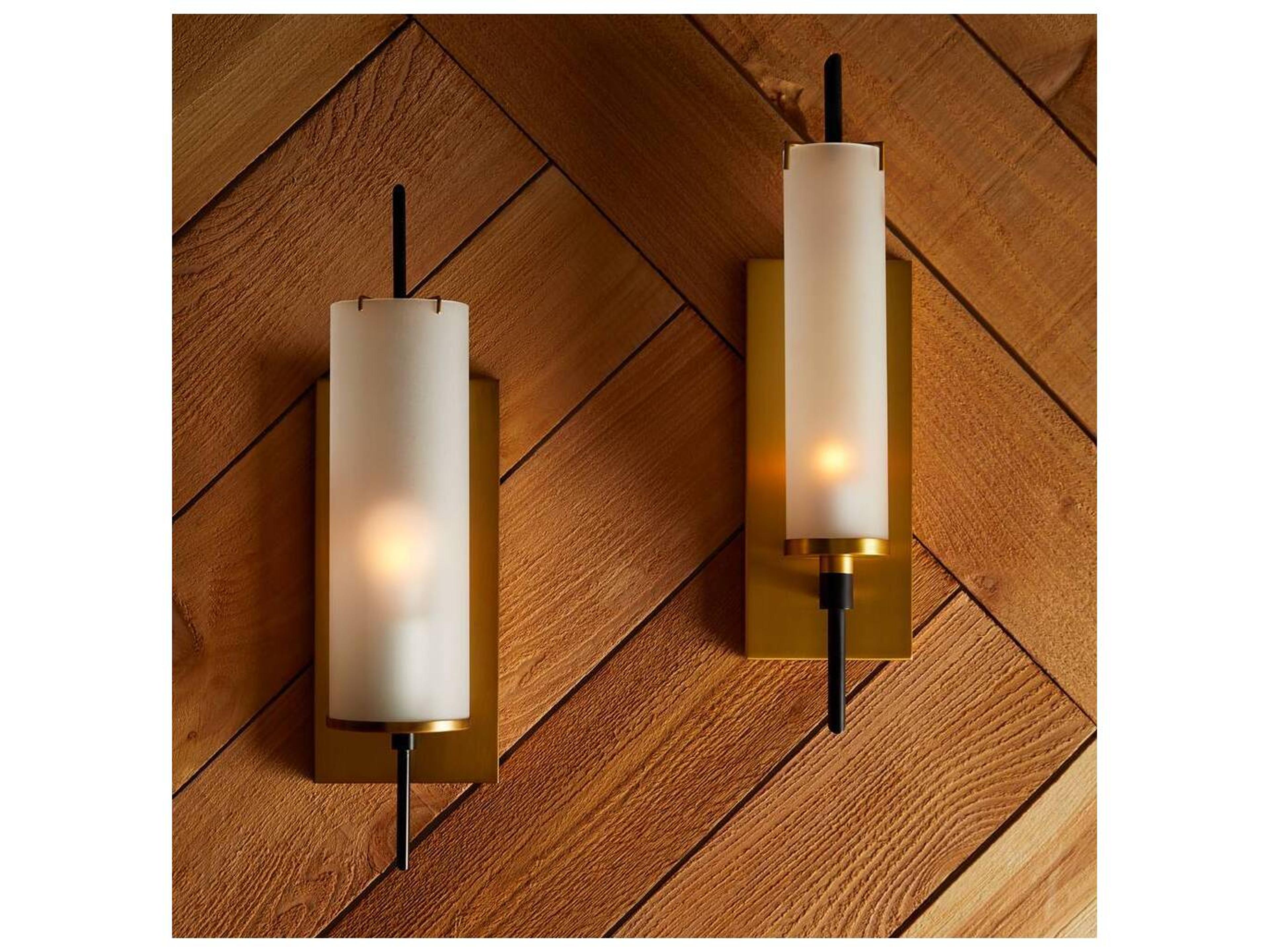 Arteriors Home Stefan 1-Light Vintage Silver With Frosted Glass Wall Sconce