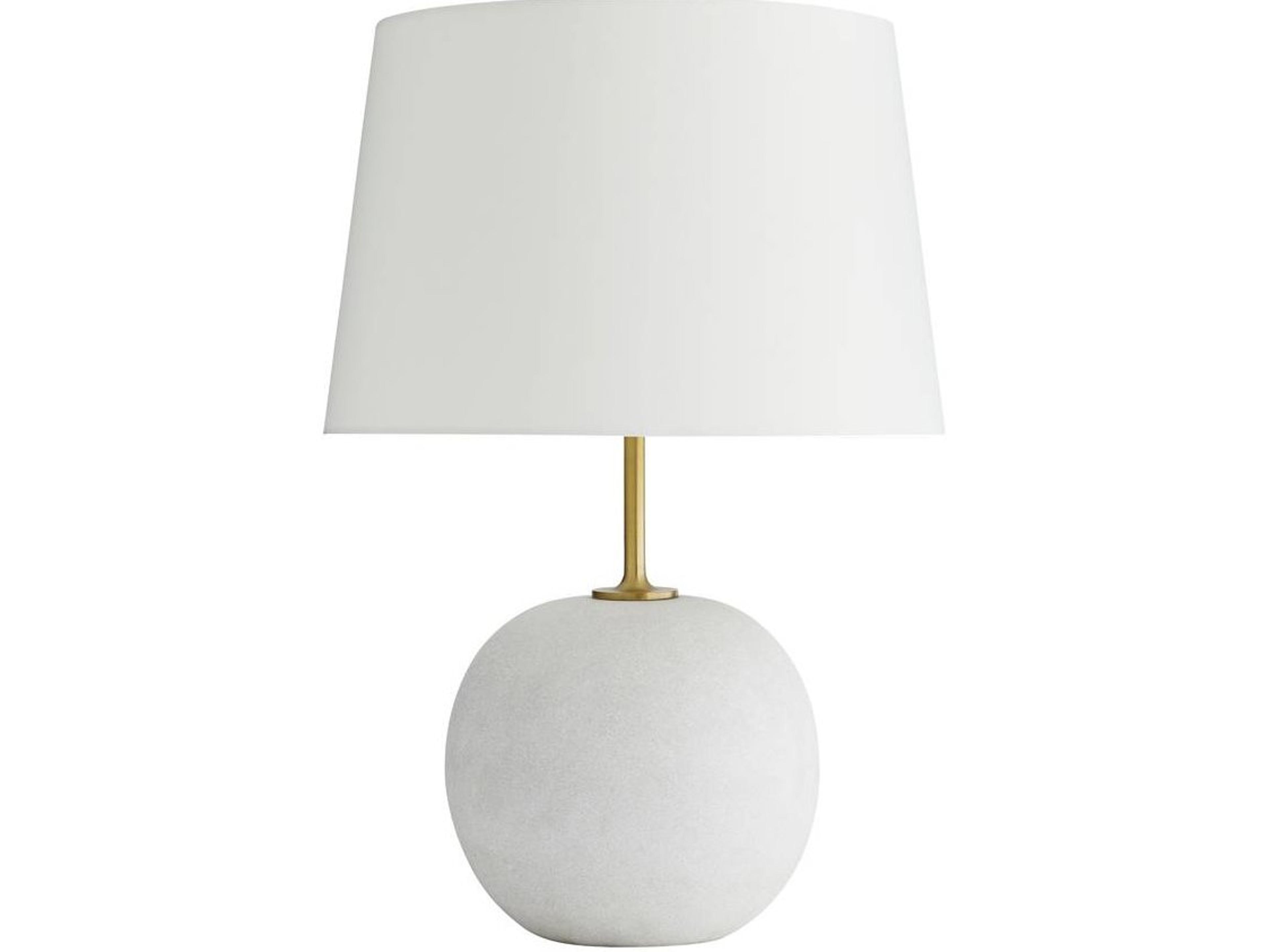 Arteriors Home Ivory Ricestone White Buffet Lamp
