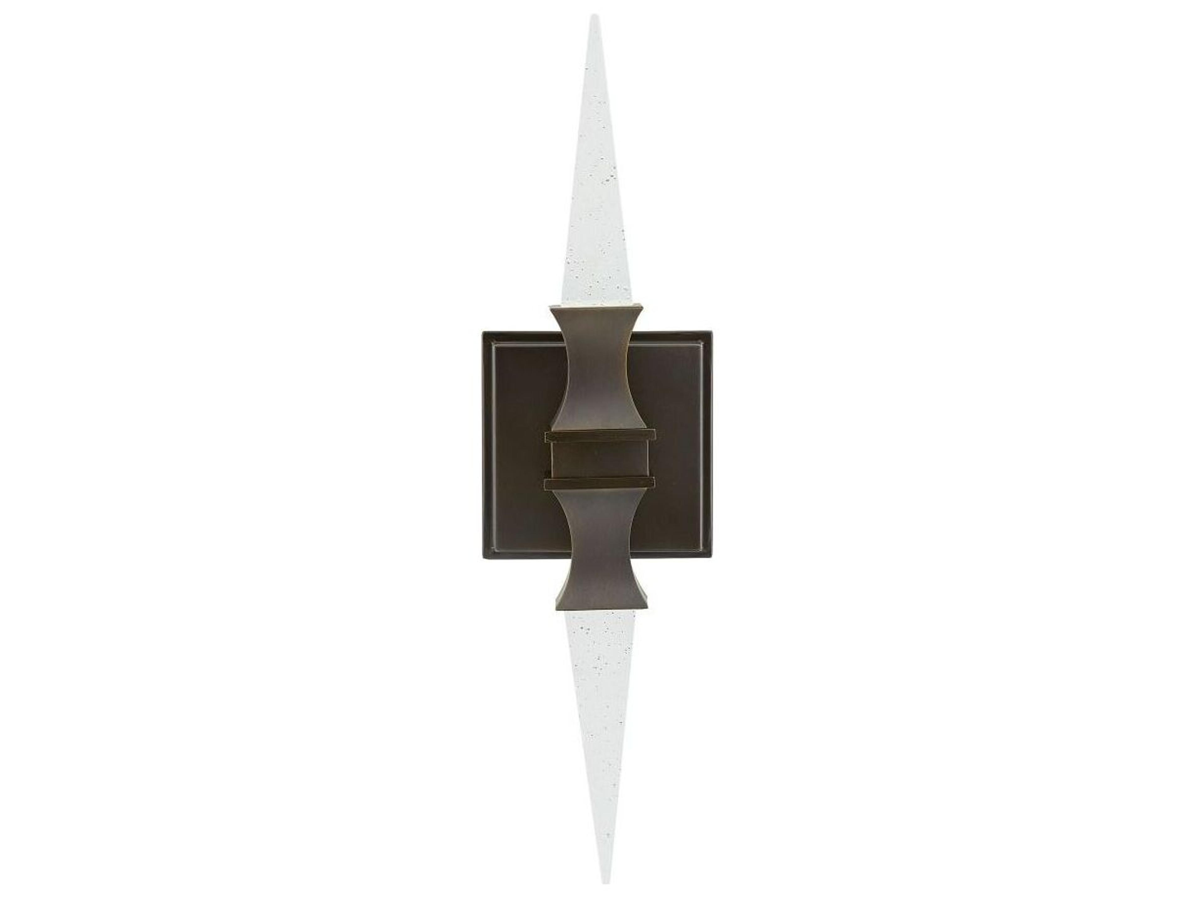Arteriors Home Piper Wall Sconce in English Bronze and Crystal