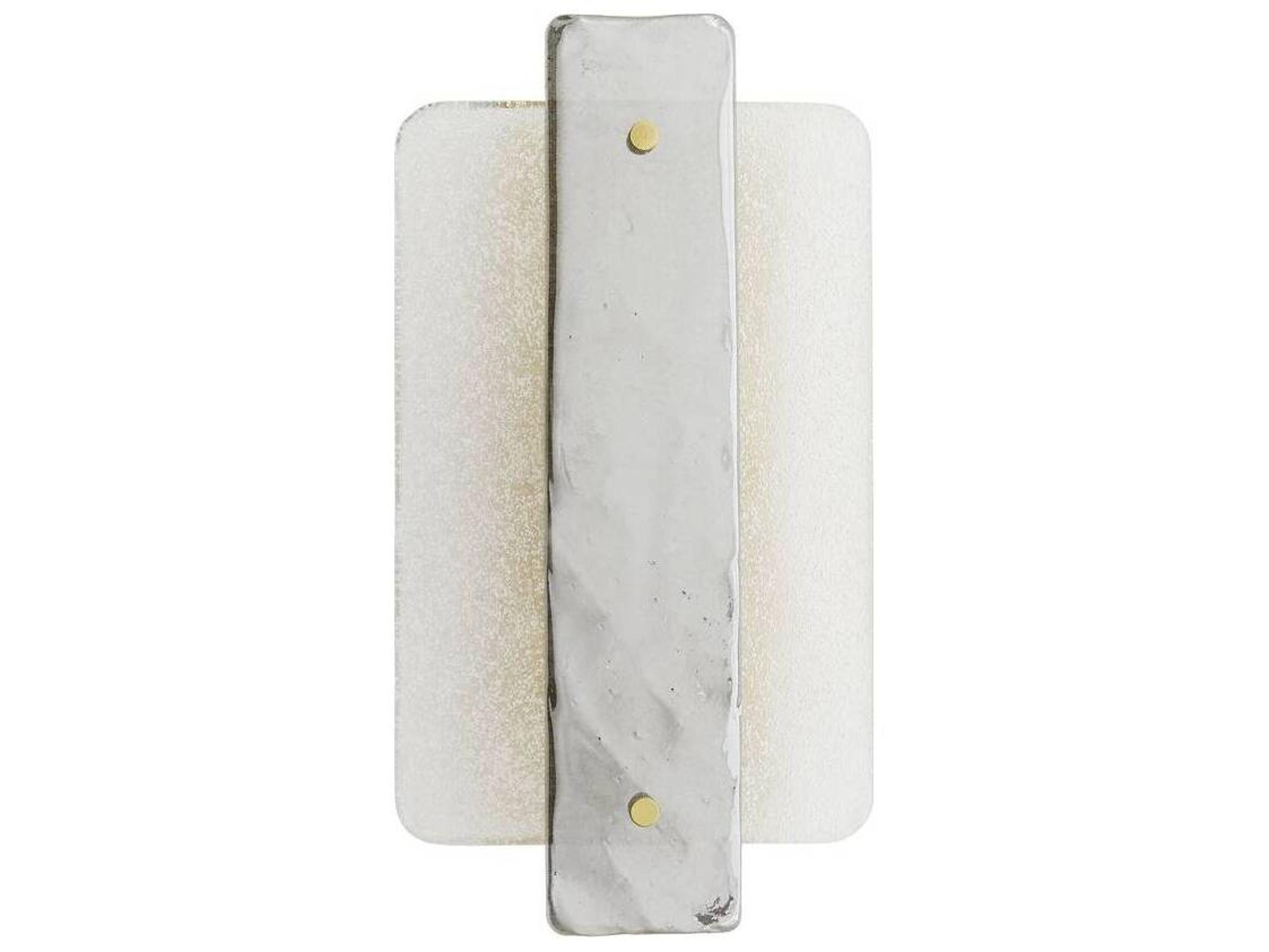 Arteriors Home Uriah 2-Light Smoke Luster Brass Wall Sconce