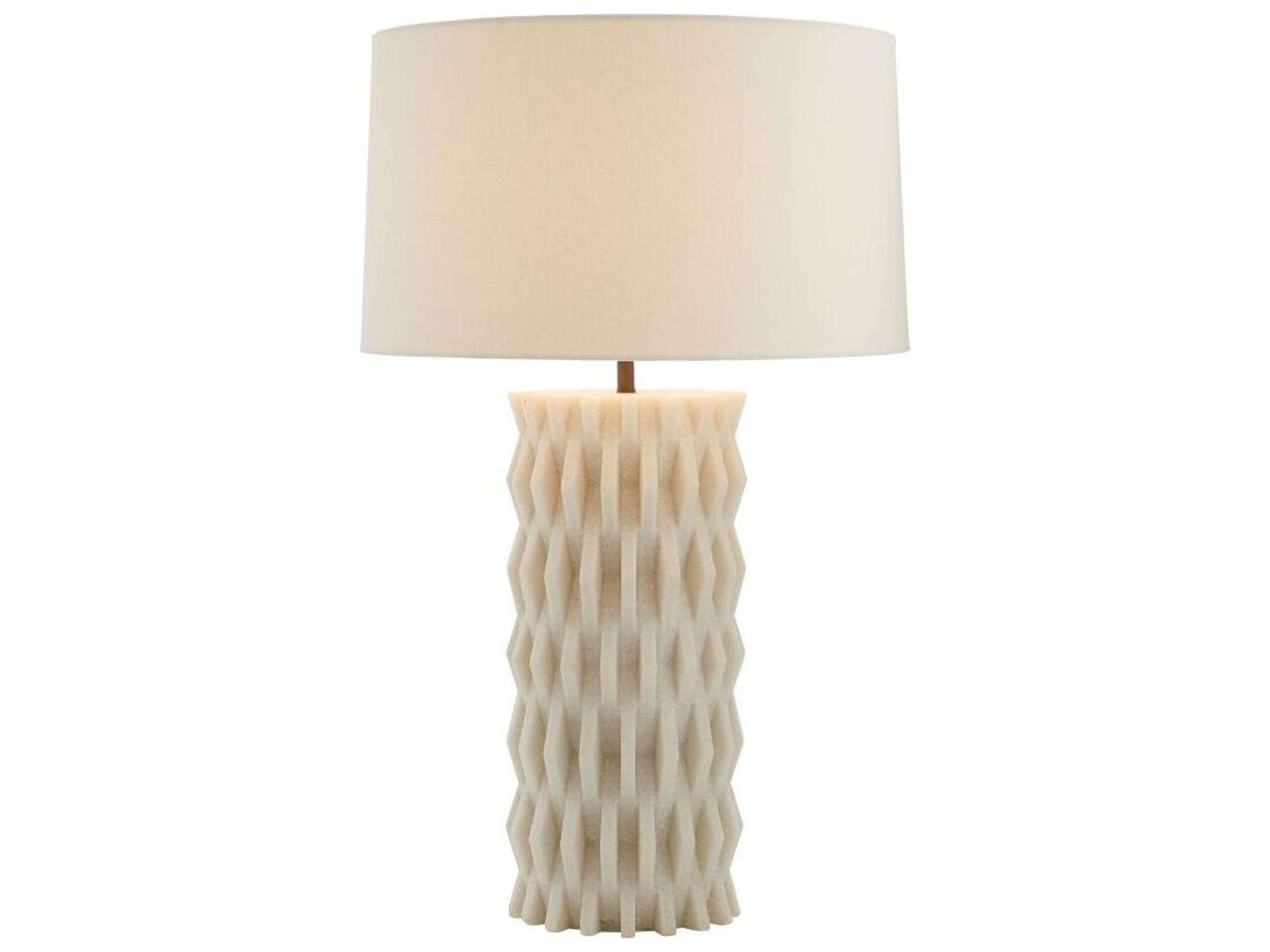 Arteriors Home Nago Ivory Ricestone Off White Buffet Lamp