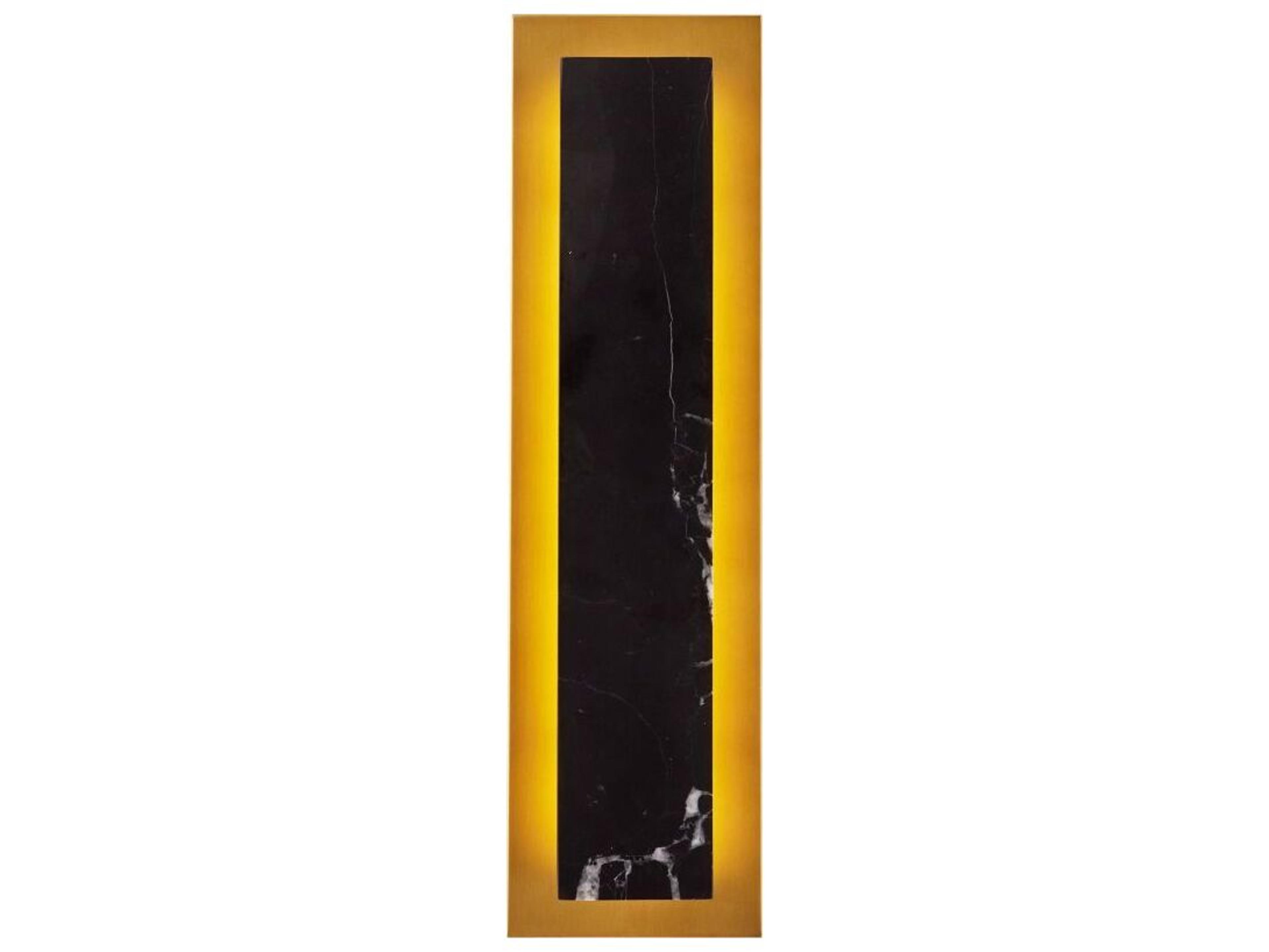 Arteriors Home Ozona 1-Light Black Marble Wall Sconce