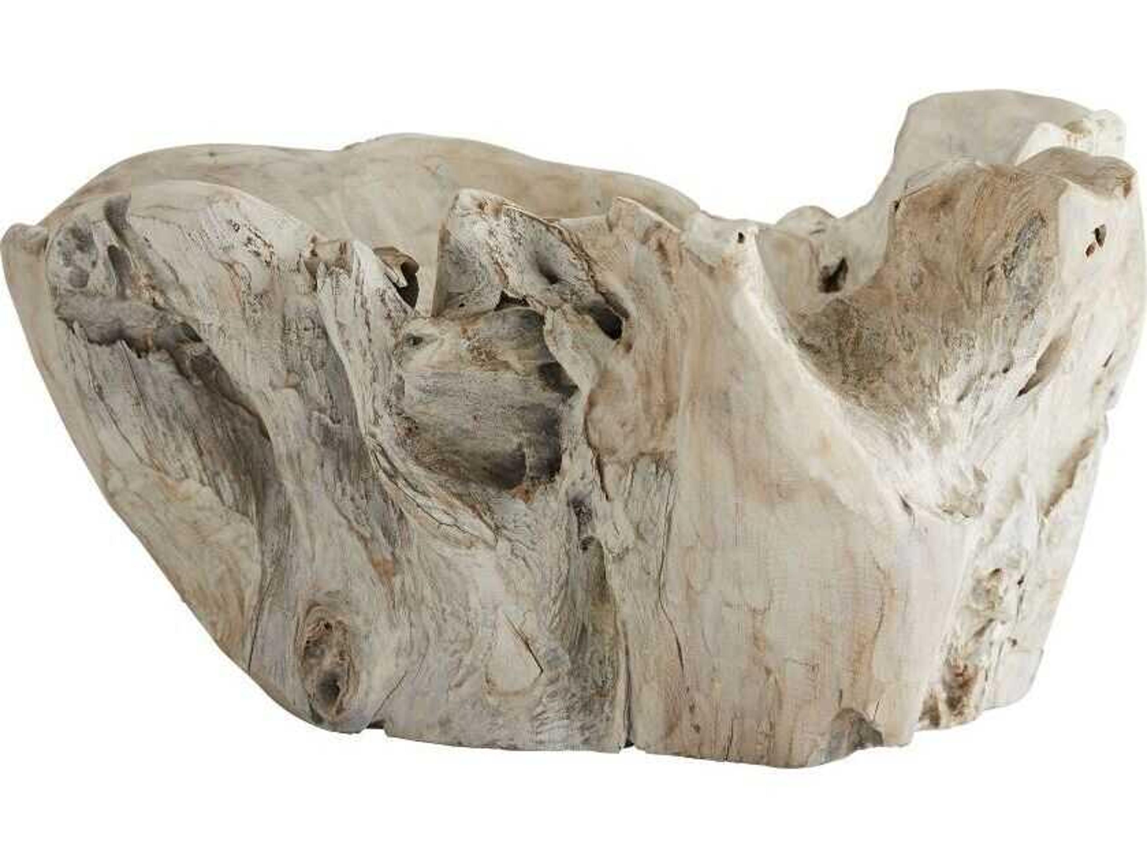 Arteriors Home Nantucket White Wash Decorative Bowl