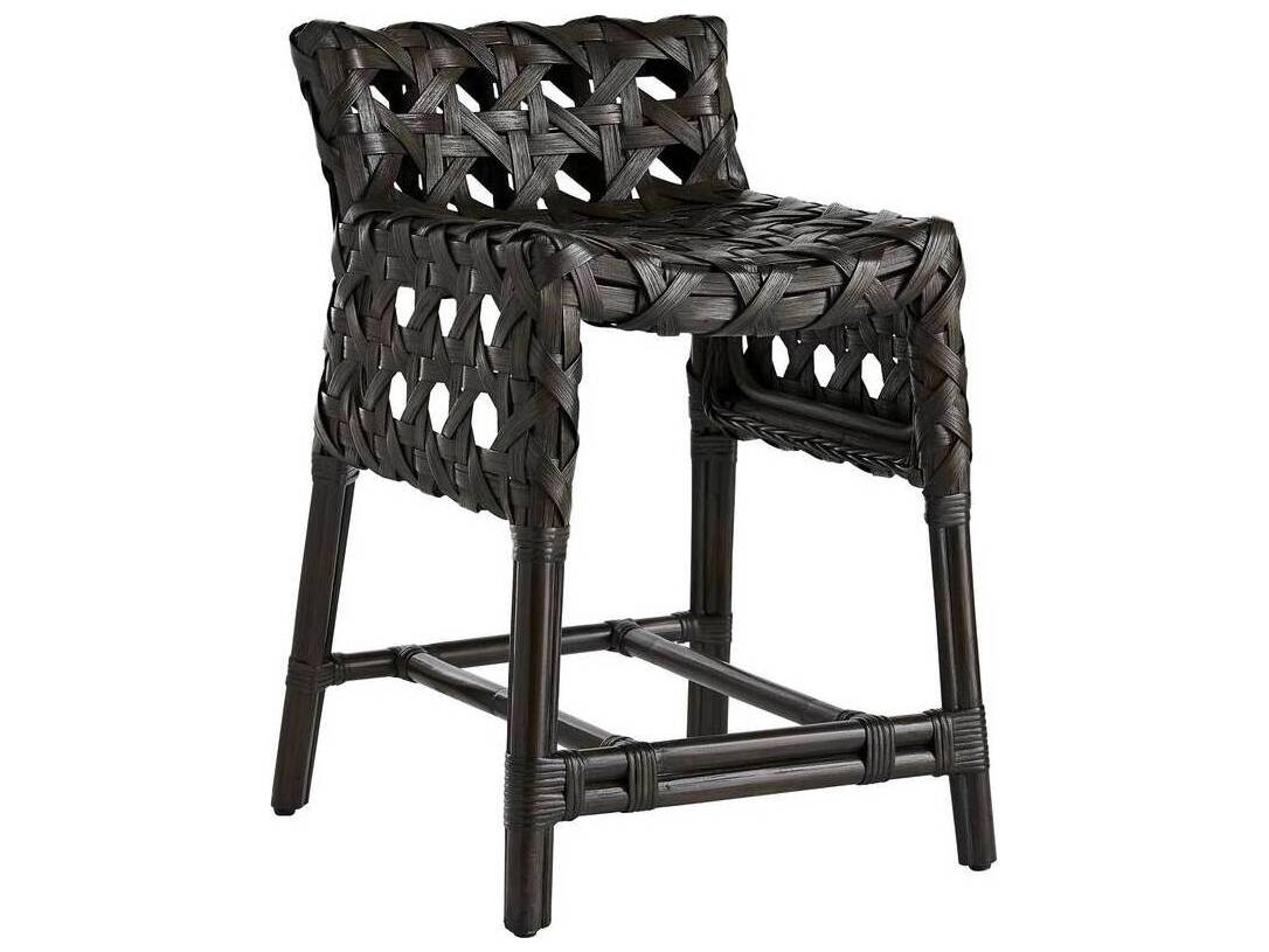 Arteriors Home Richmond Espresso Rattan Counter Stool