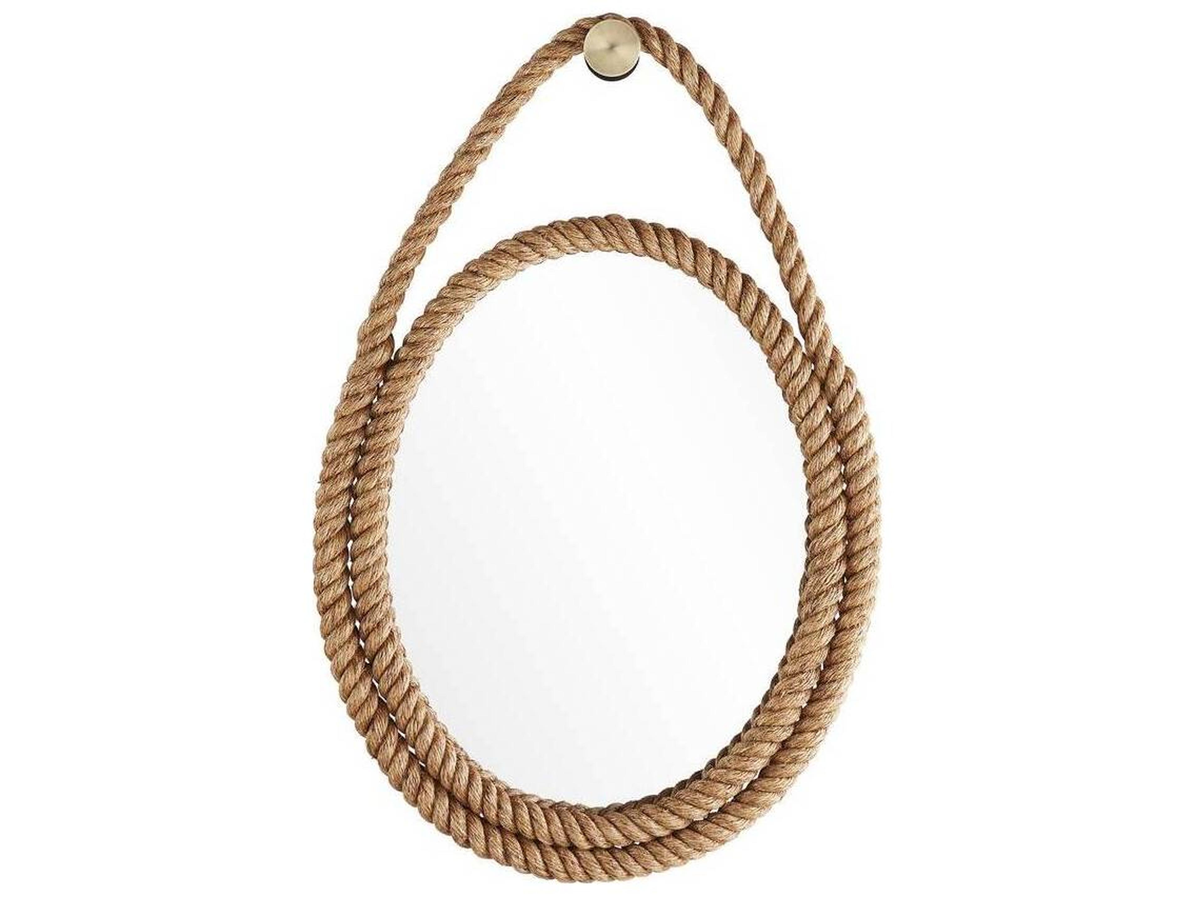 Arteriors Home Iberis Natural Oval Wall Mirror