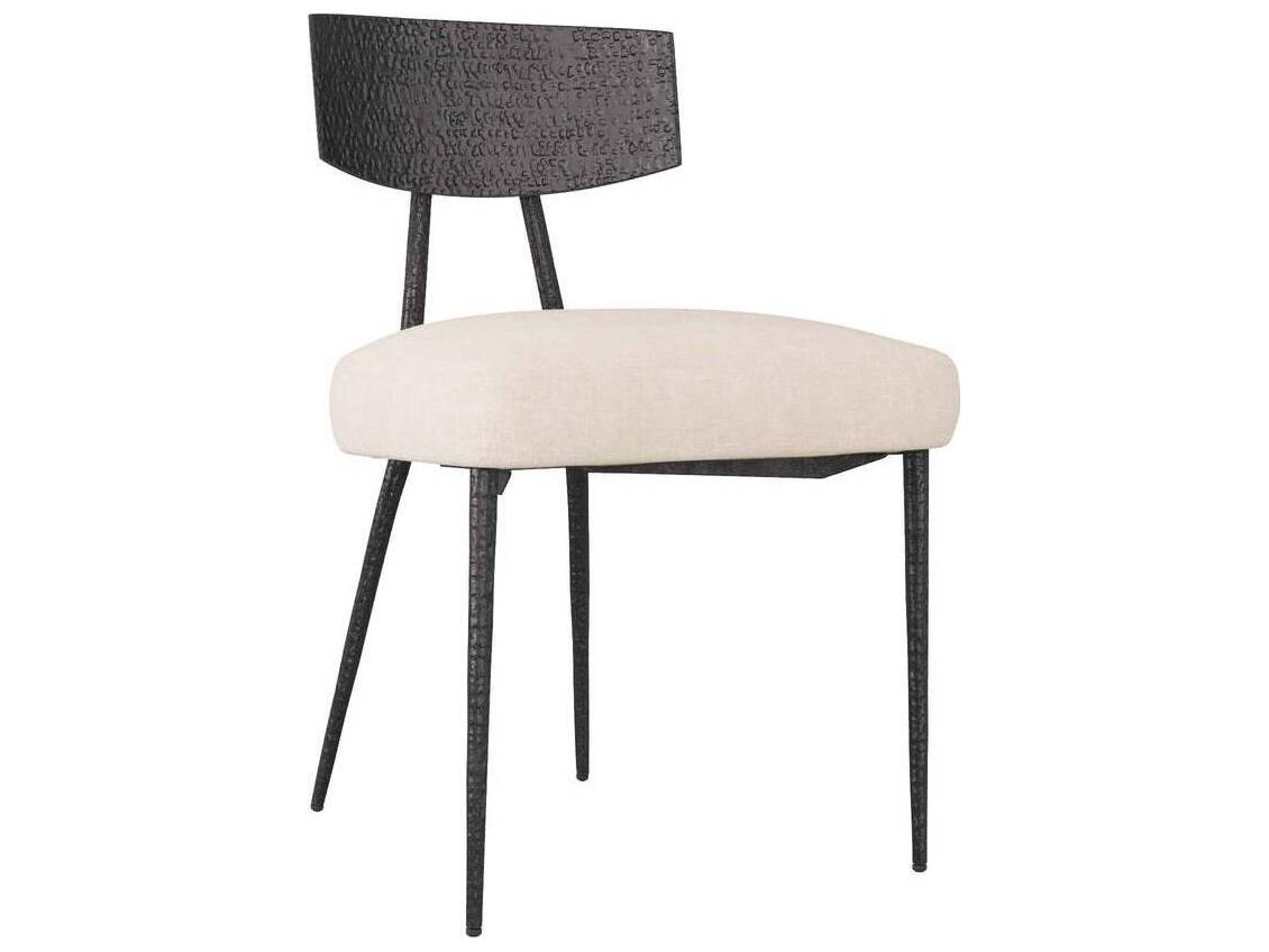 Arteriors Home Reynard White Upholstered Armless Dining Chair