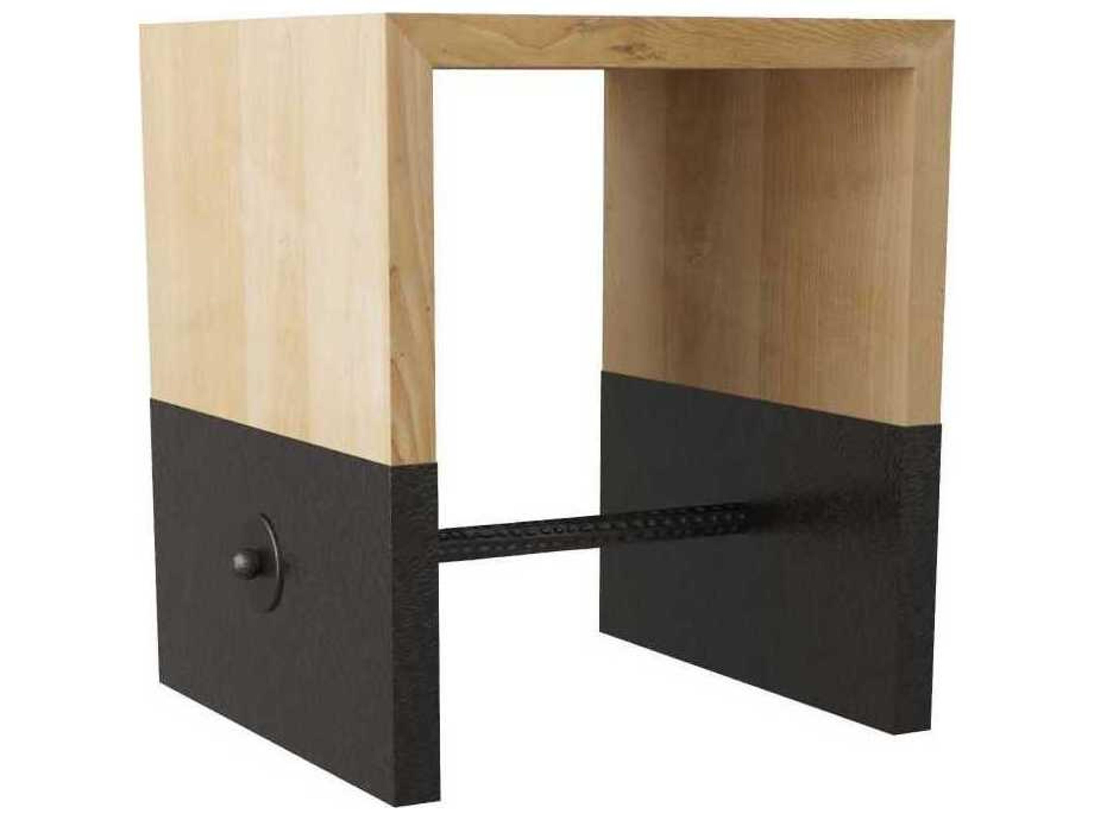 Arteriors Home Lyle Rectangular Wood Bronze End Table