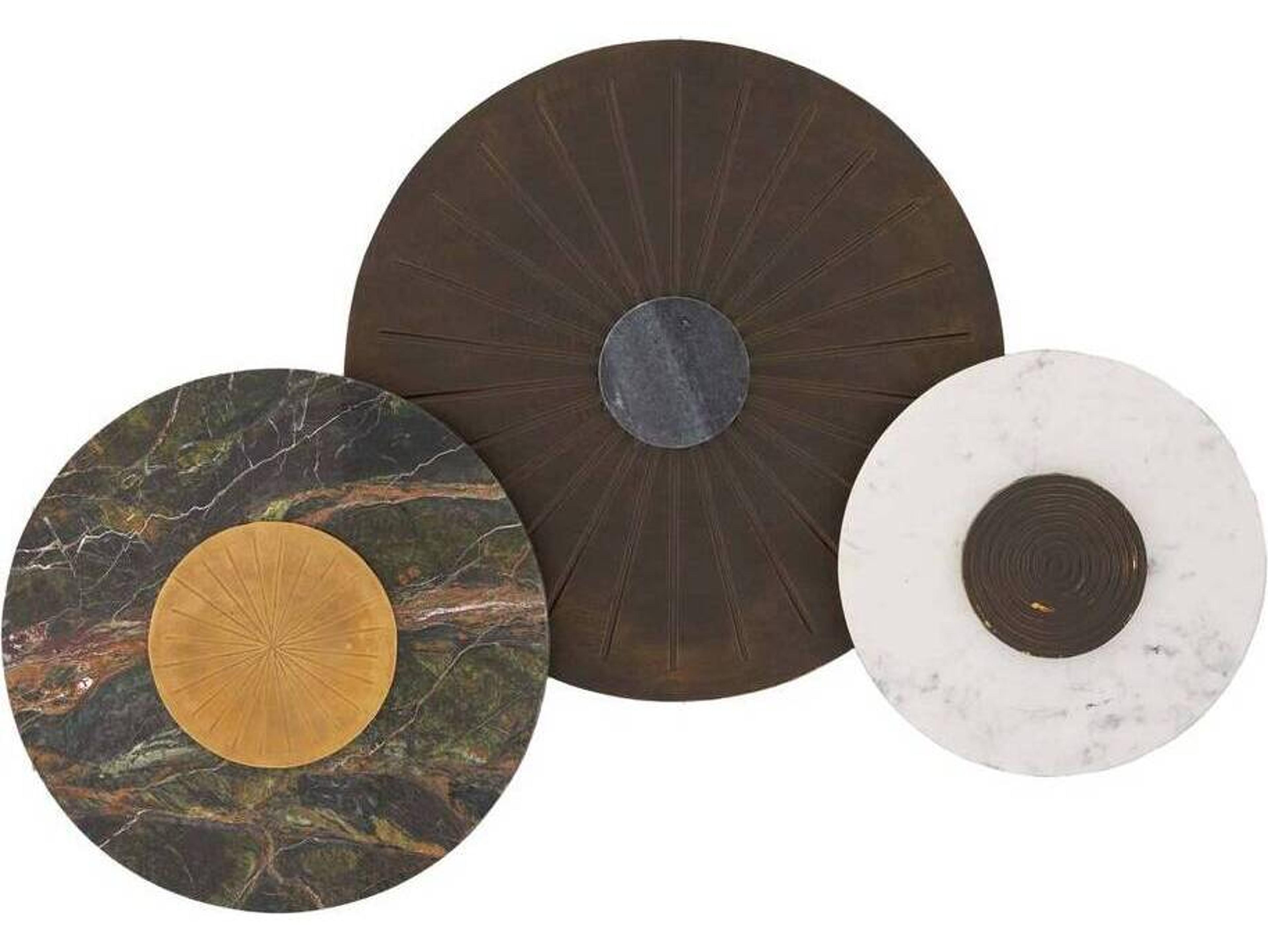 Arteriors Home Rhodes Wall Plaques Set of 3