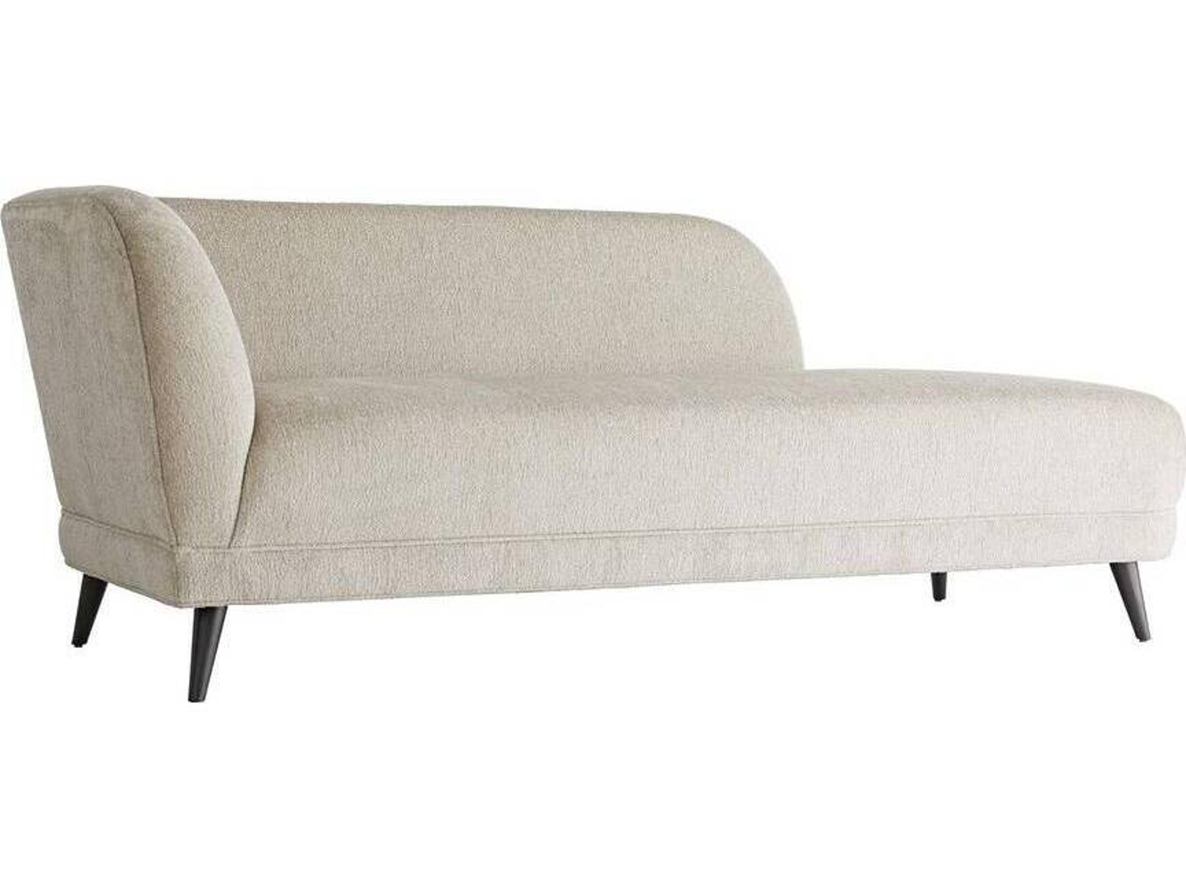 Arteriors Home Catalina Stone Grey Ash Upholstered Chaise