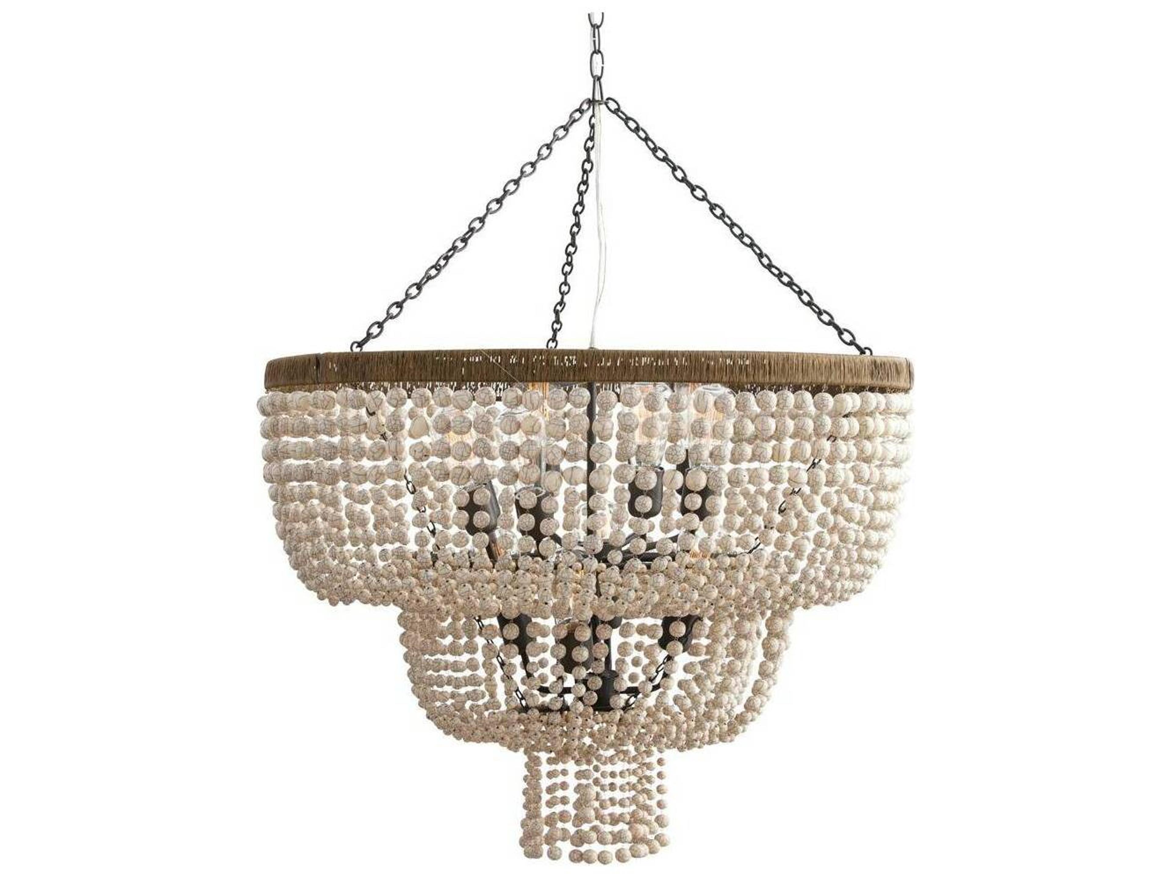 Chappellet 12-Light Off White Tiered Chandelier