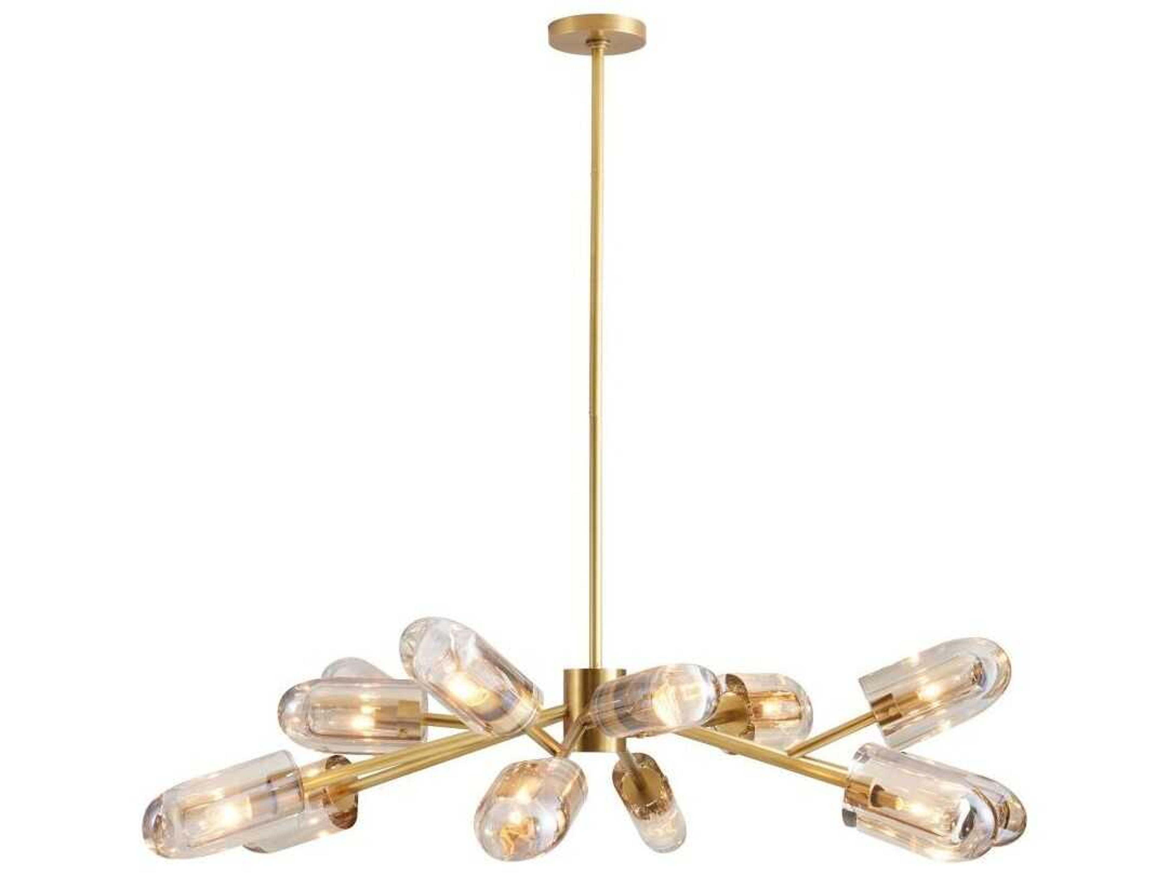 Arteriors Home Javier 12-Light Antique Brass Chandelier