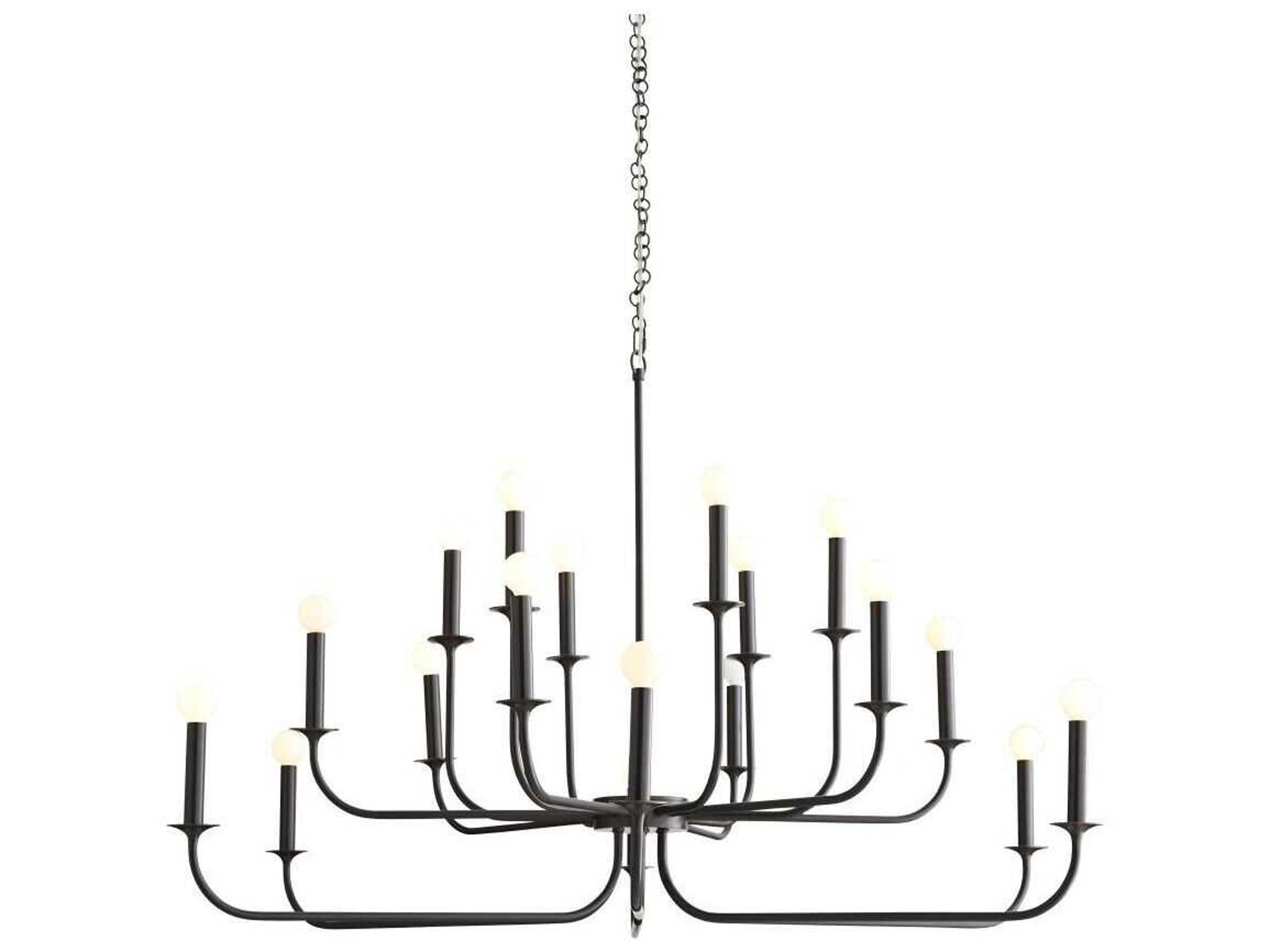 Arteriors Home Breck 18-Light Bronze Candelabra Chandelier