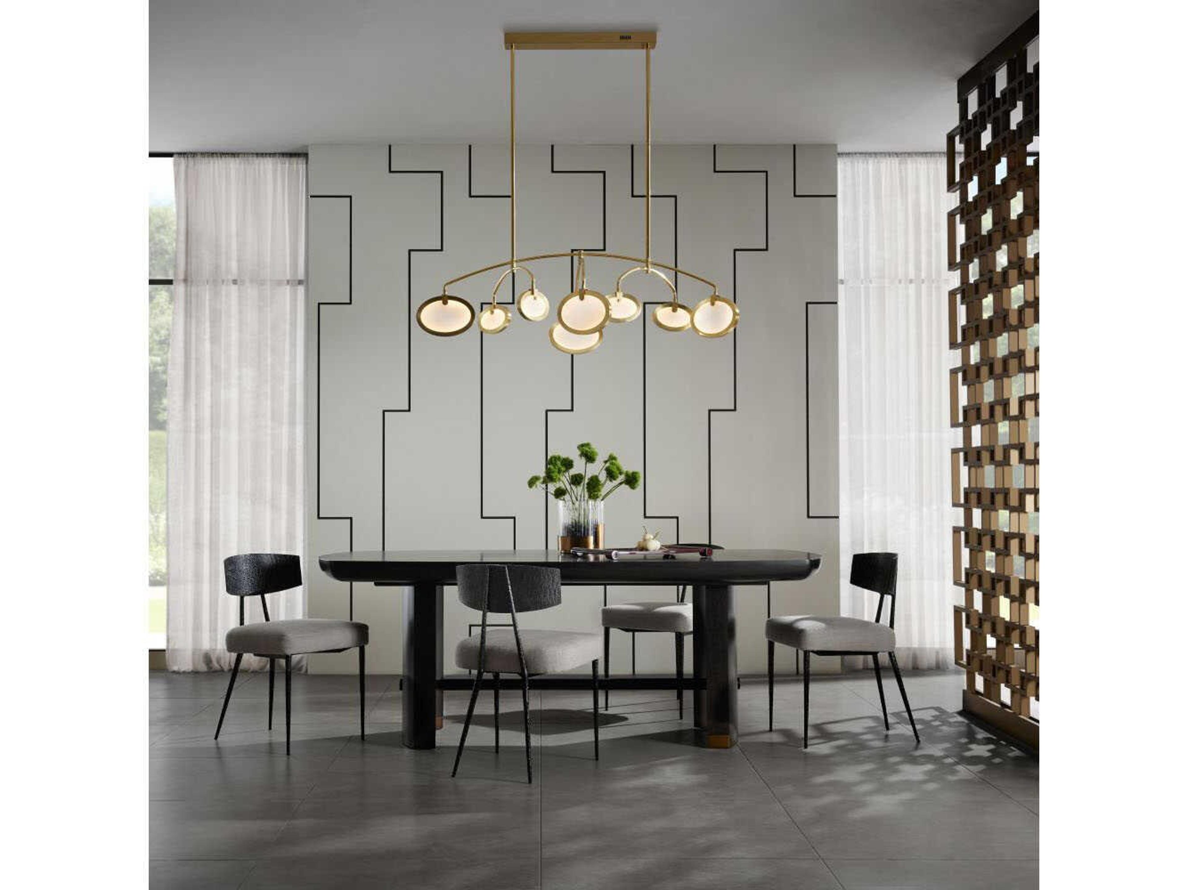 Oak Wood Dining Room Set