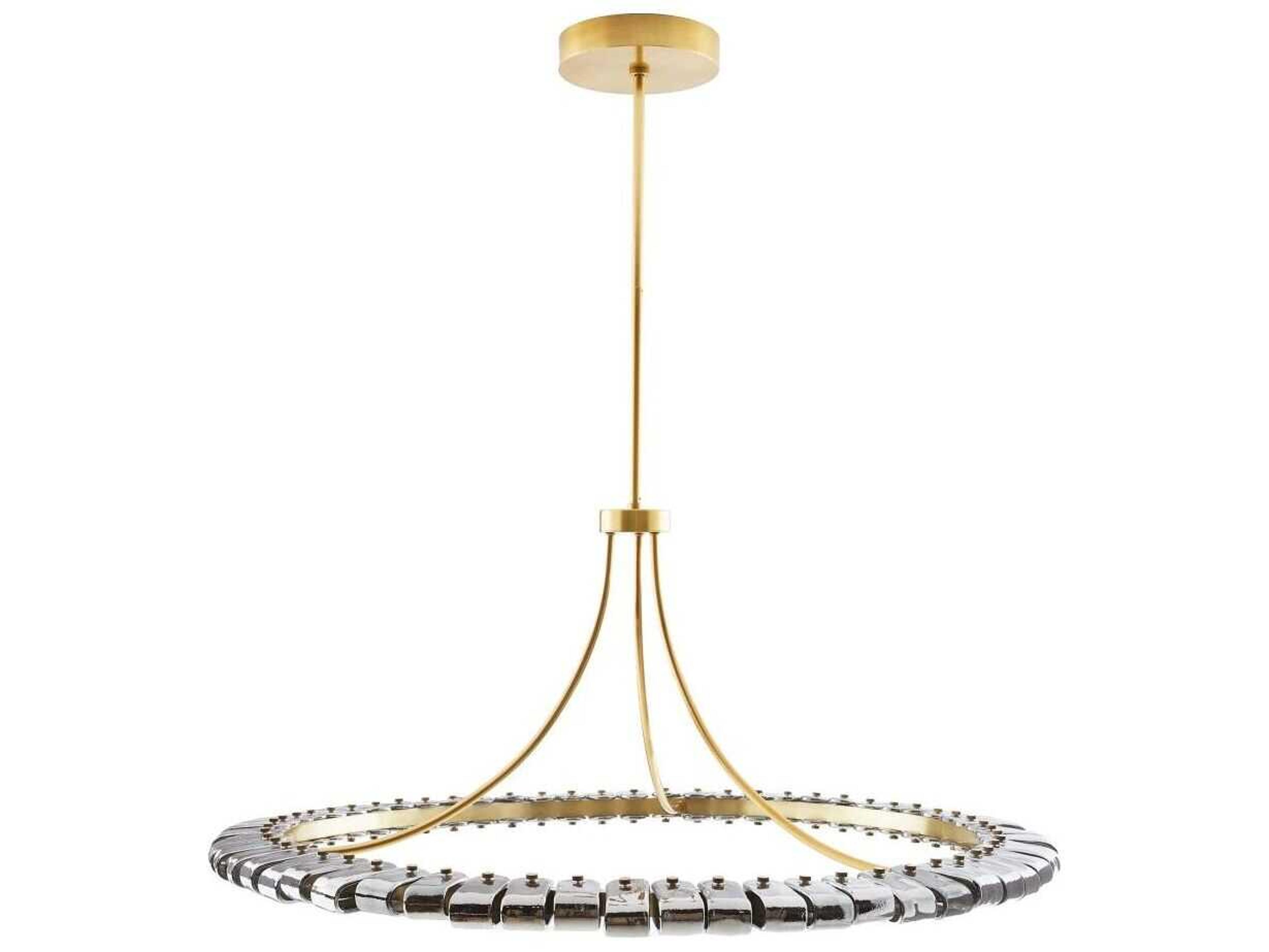 Arteriors Home Santorini Chandelier Modern Glass Ring