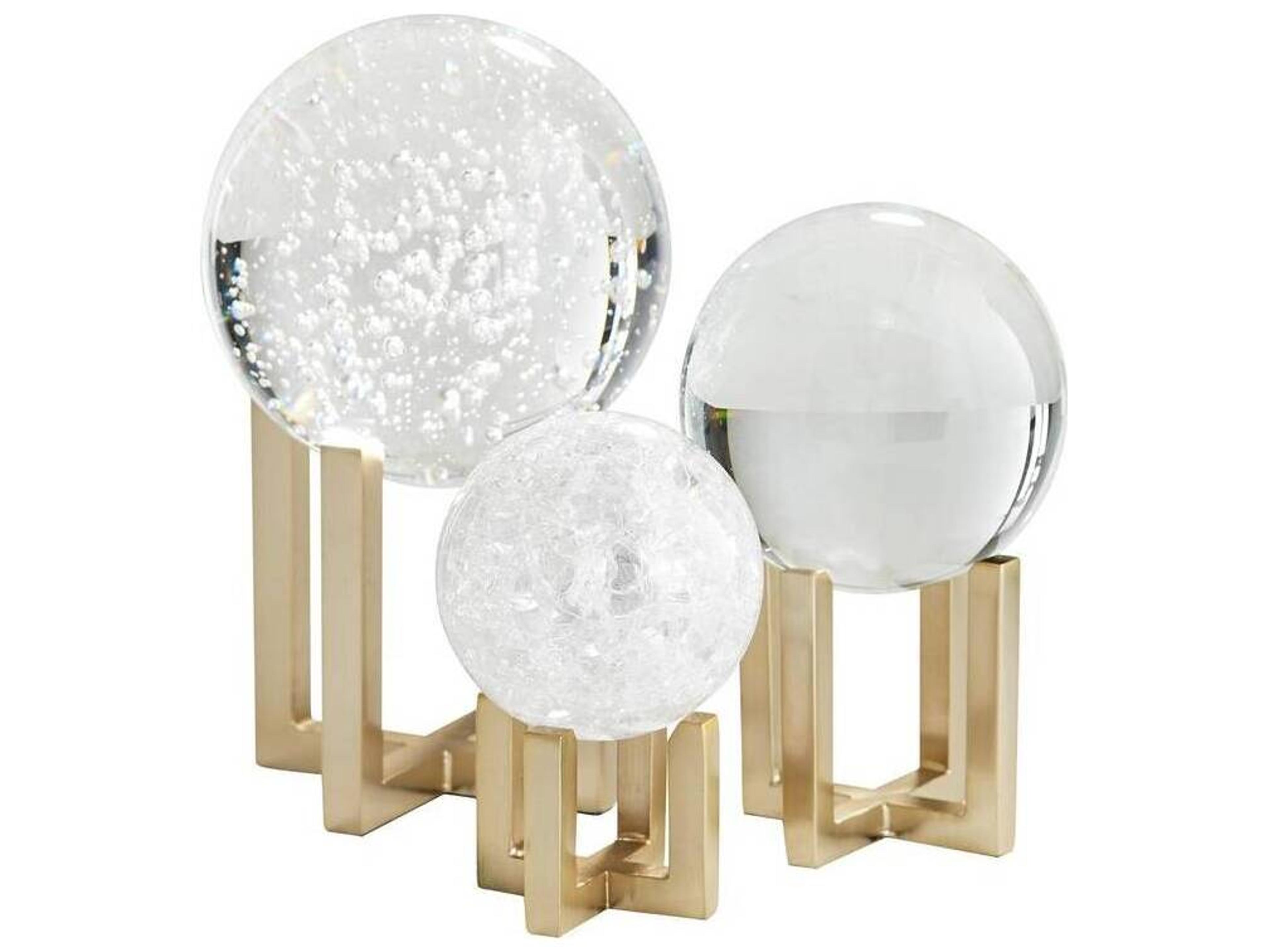 Macarthur Clear Sculpture Set of 3