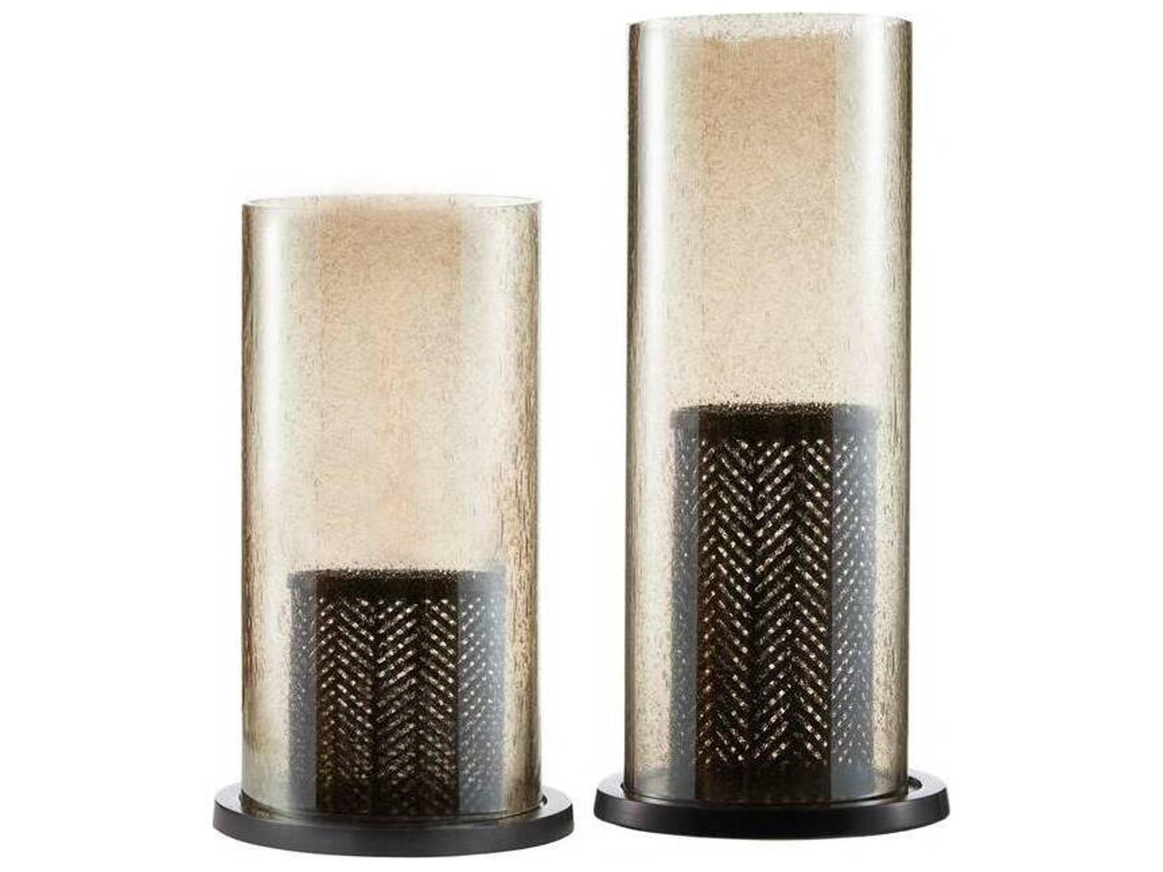 Arteriors Home Smoke Luster Bronze Candle Holder