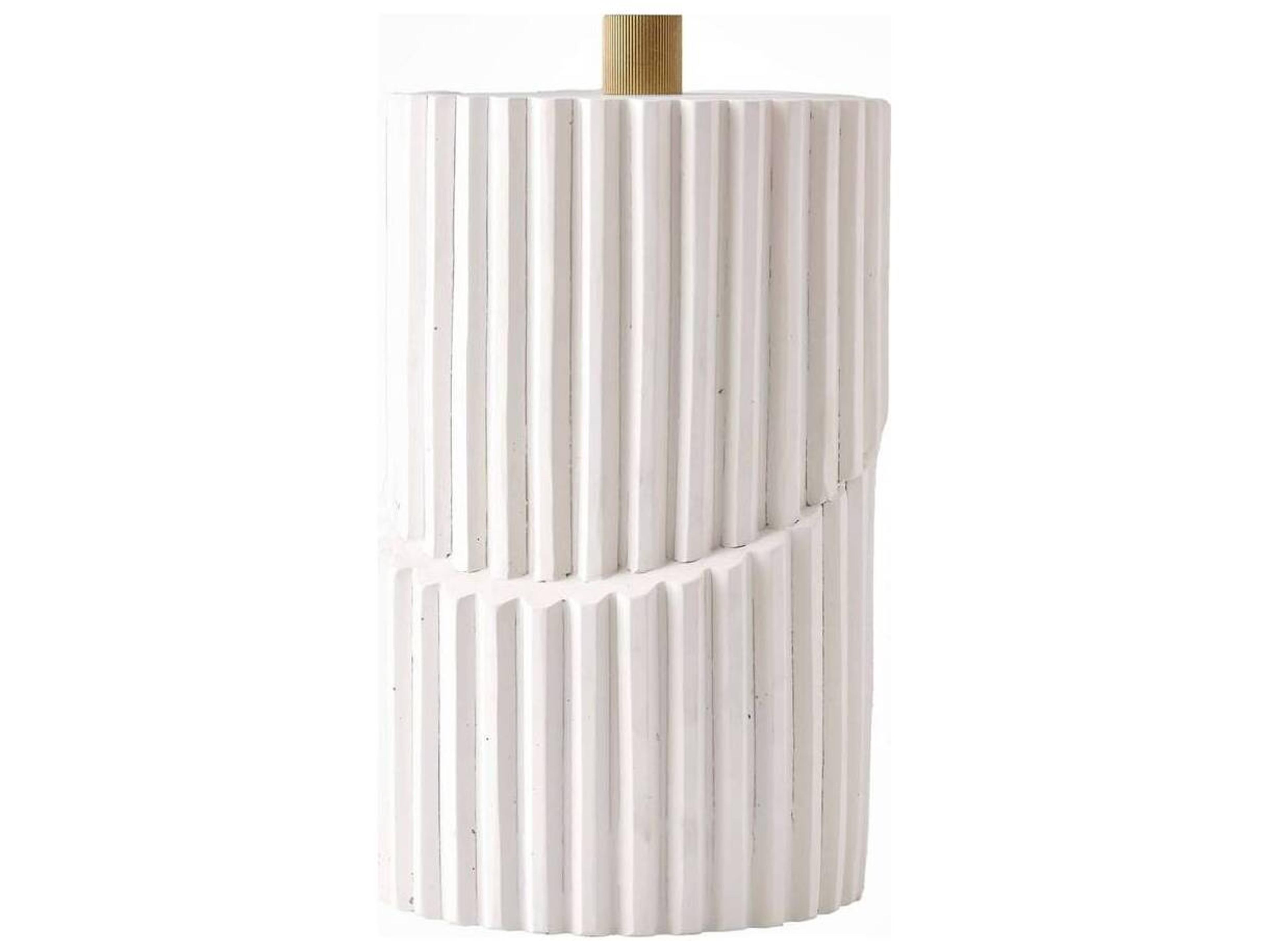 Arteriors Home Whittaker Ivory Antique Brass Decorative Accent