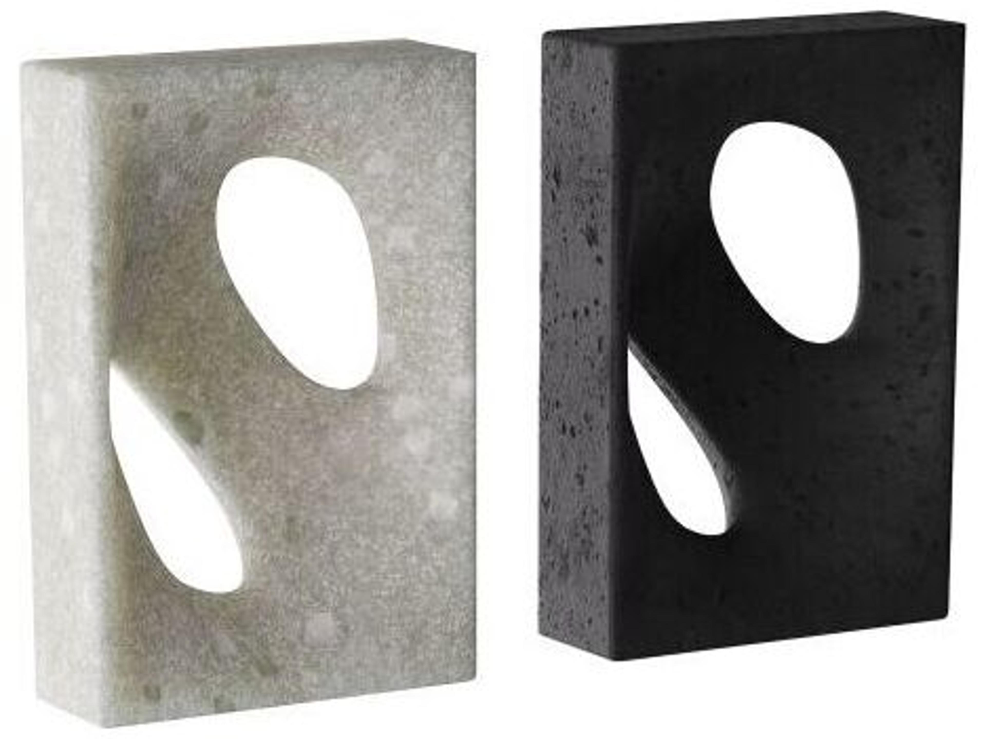 Arteriors Home Charcoal Ivory Bookend