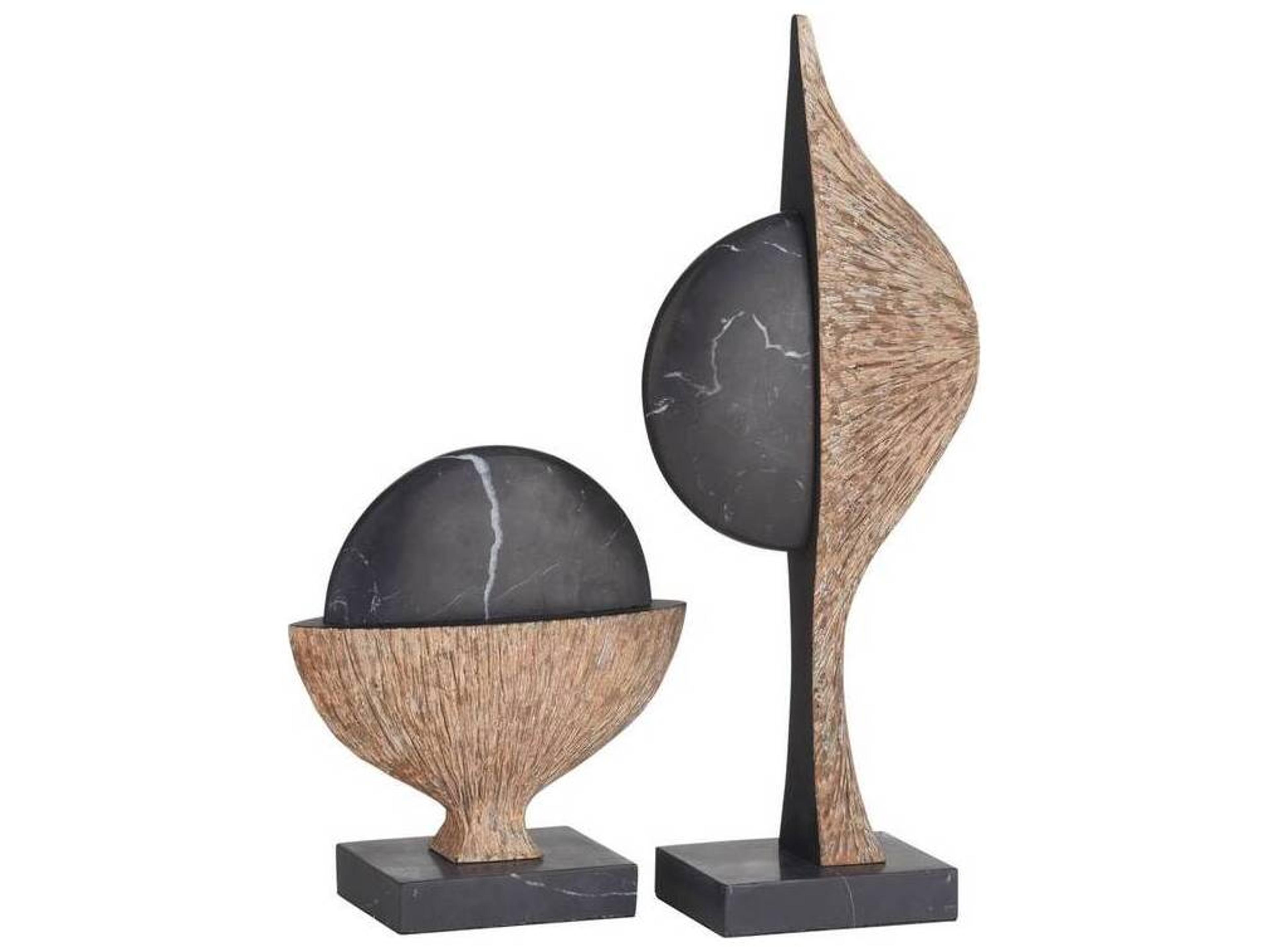 Arteriors Home Black Ash Brown Sculpture