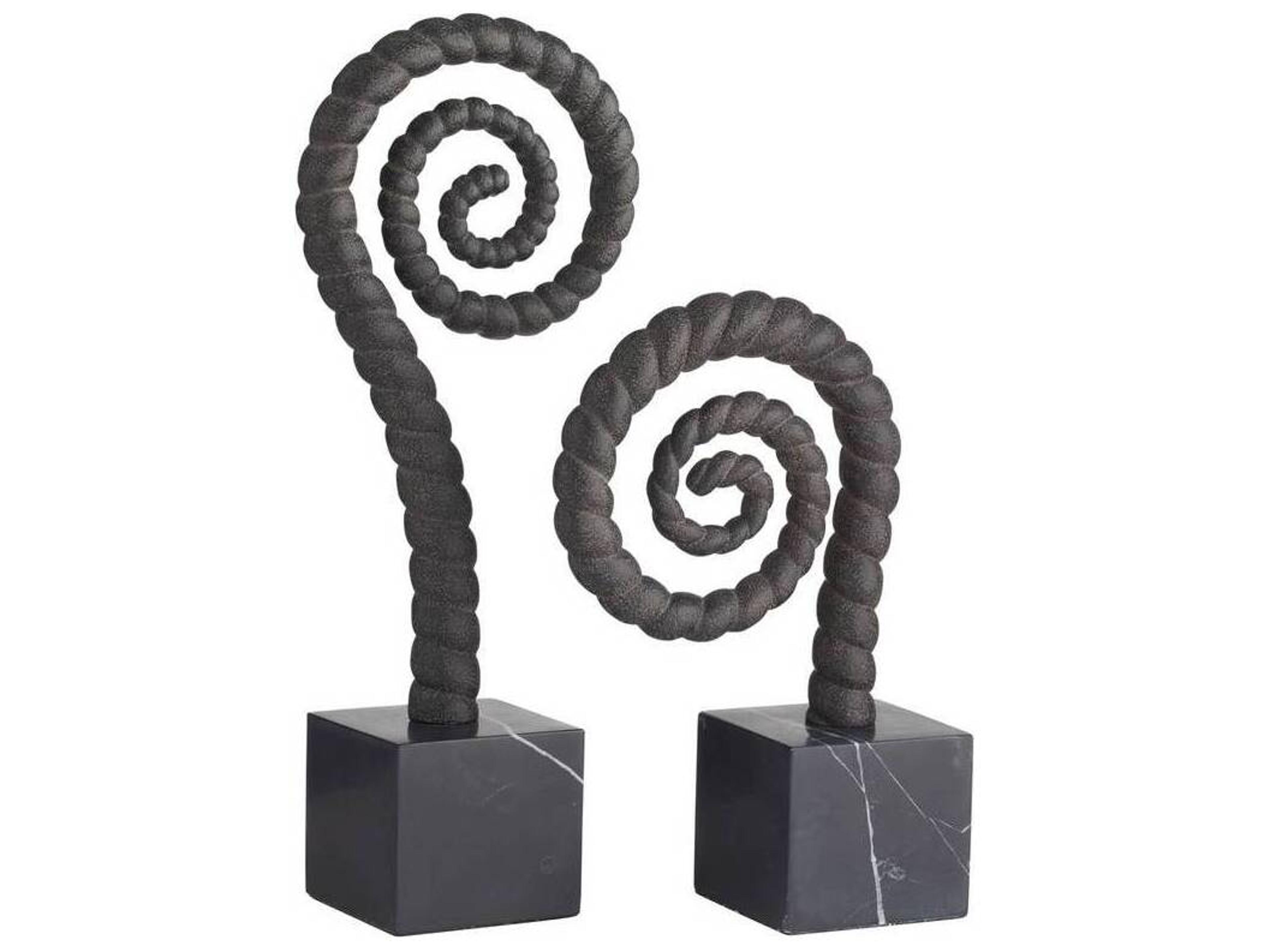 Arteriors Home Black Coal Sculpture