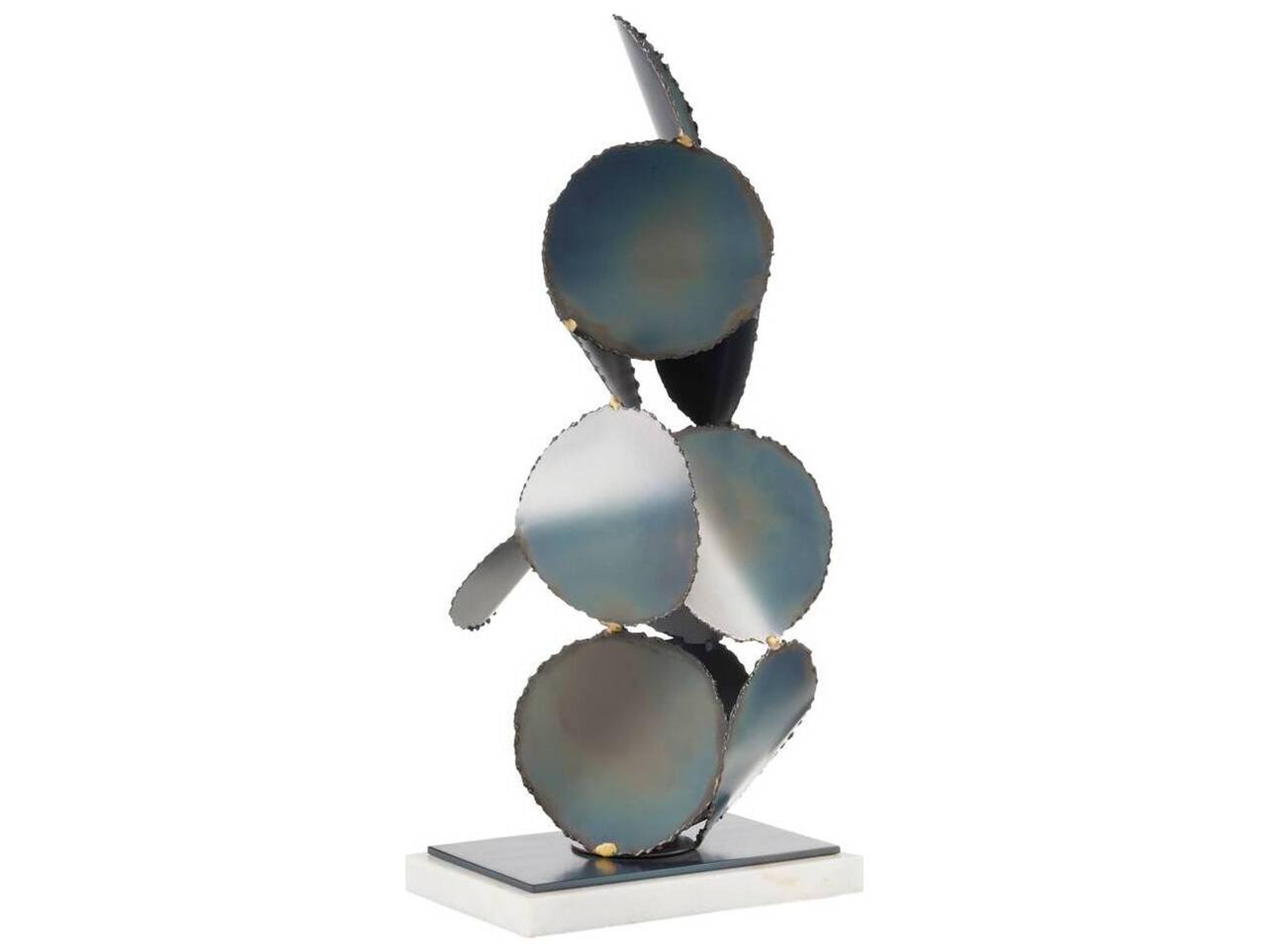 Arteriors Home Burnt Iron White Sculpture