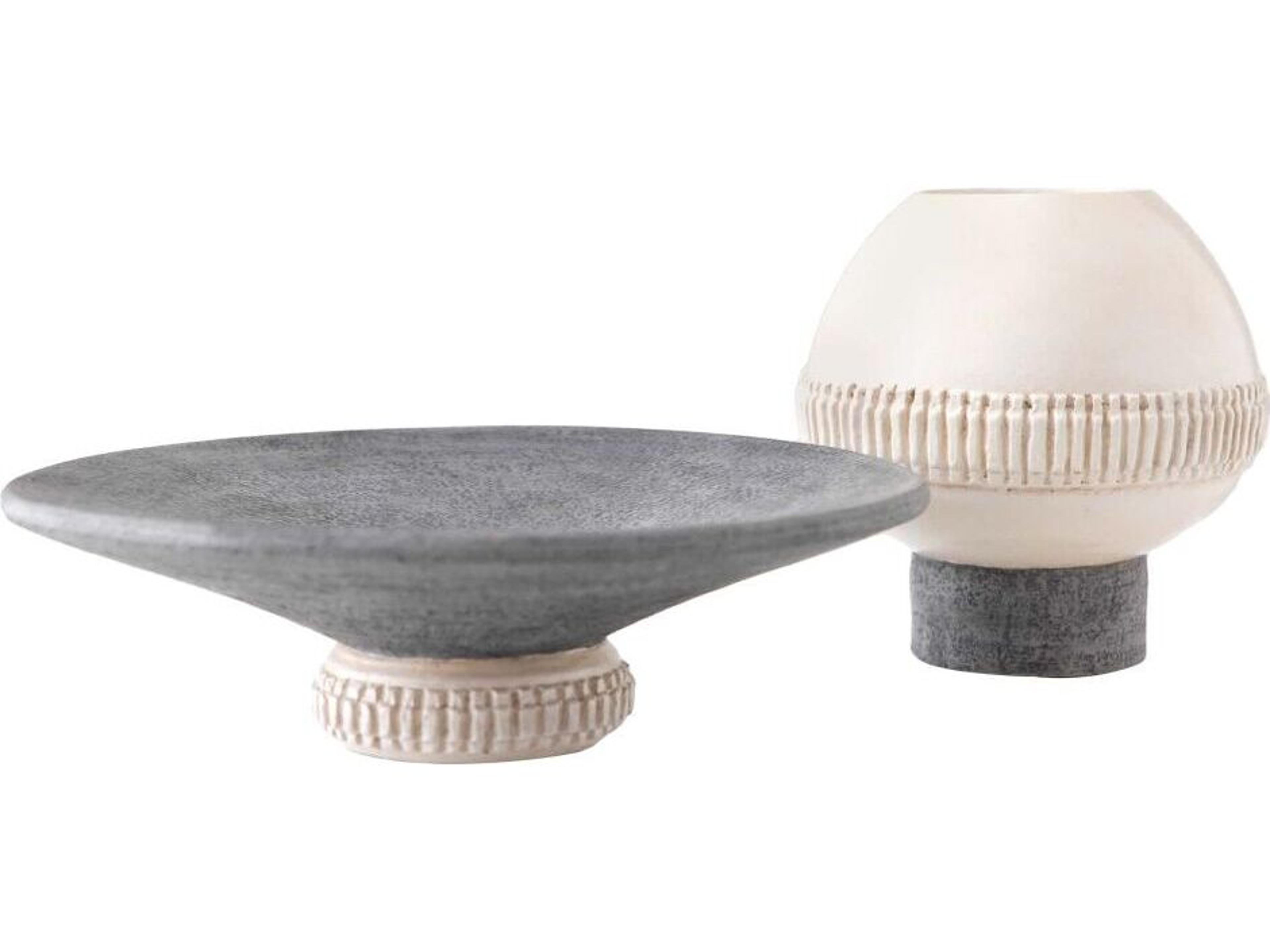 Arteriors Home Graphite Ivory Decorative Accent