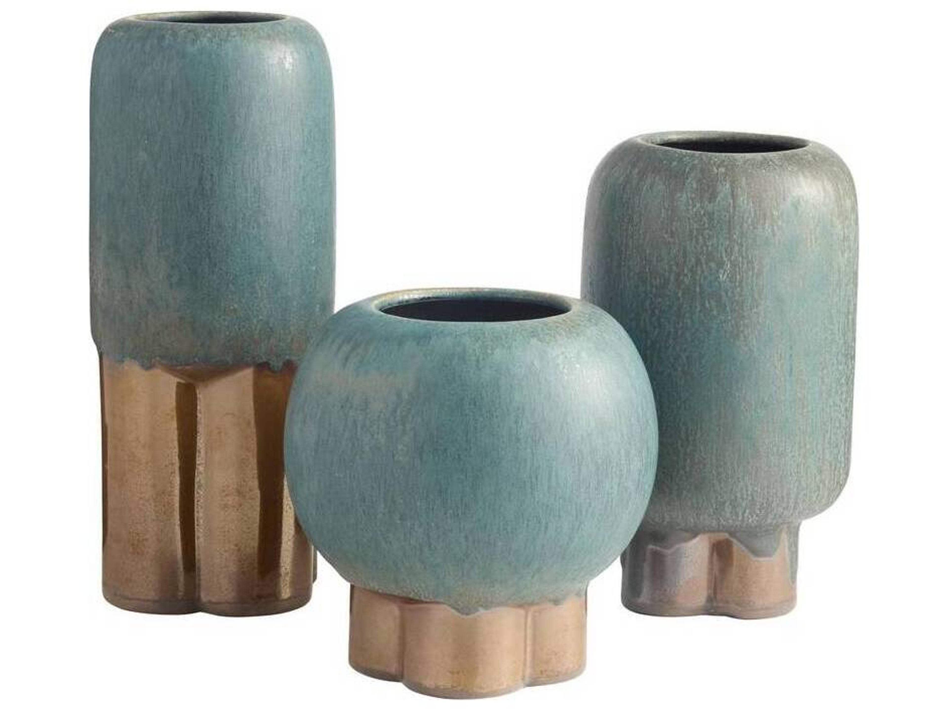 Arteriors Home Forest Reactive Antique Brass Vase