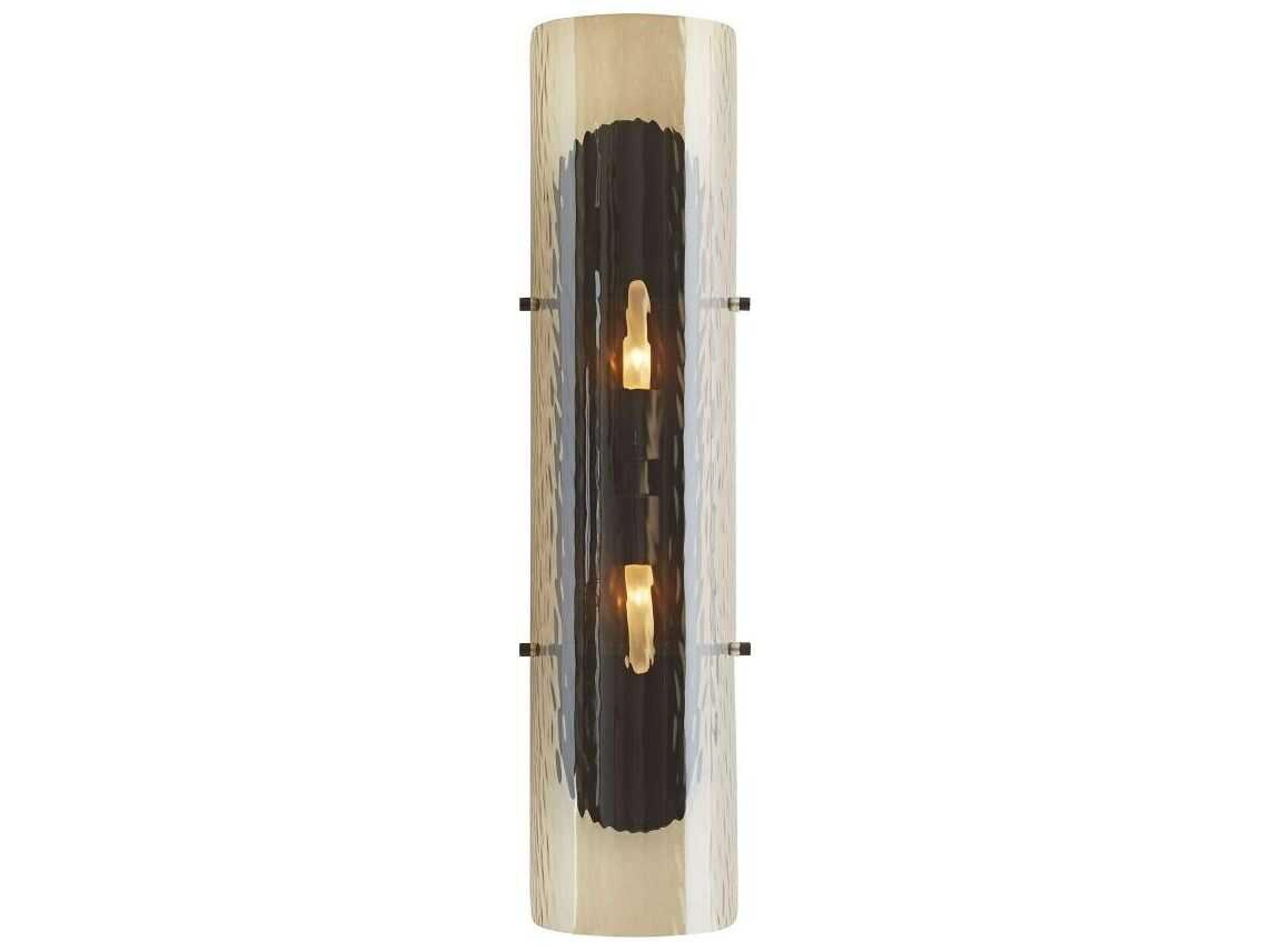 Arteriors Home Bend 2-Light Blackened Steel Wall Sconce