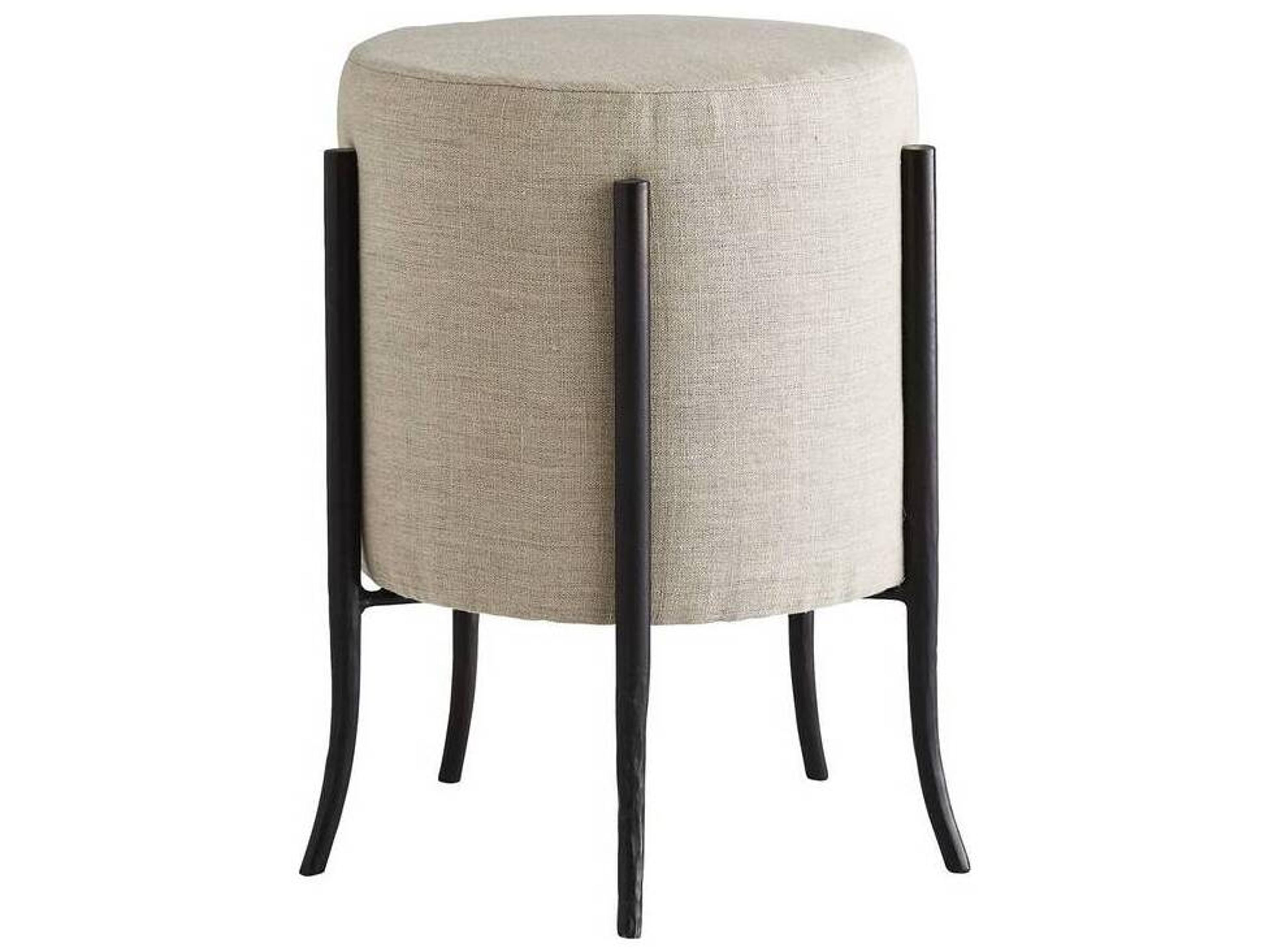 Arteriors Home Barry Dixon Natural White Upholstered Ottoman