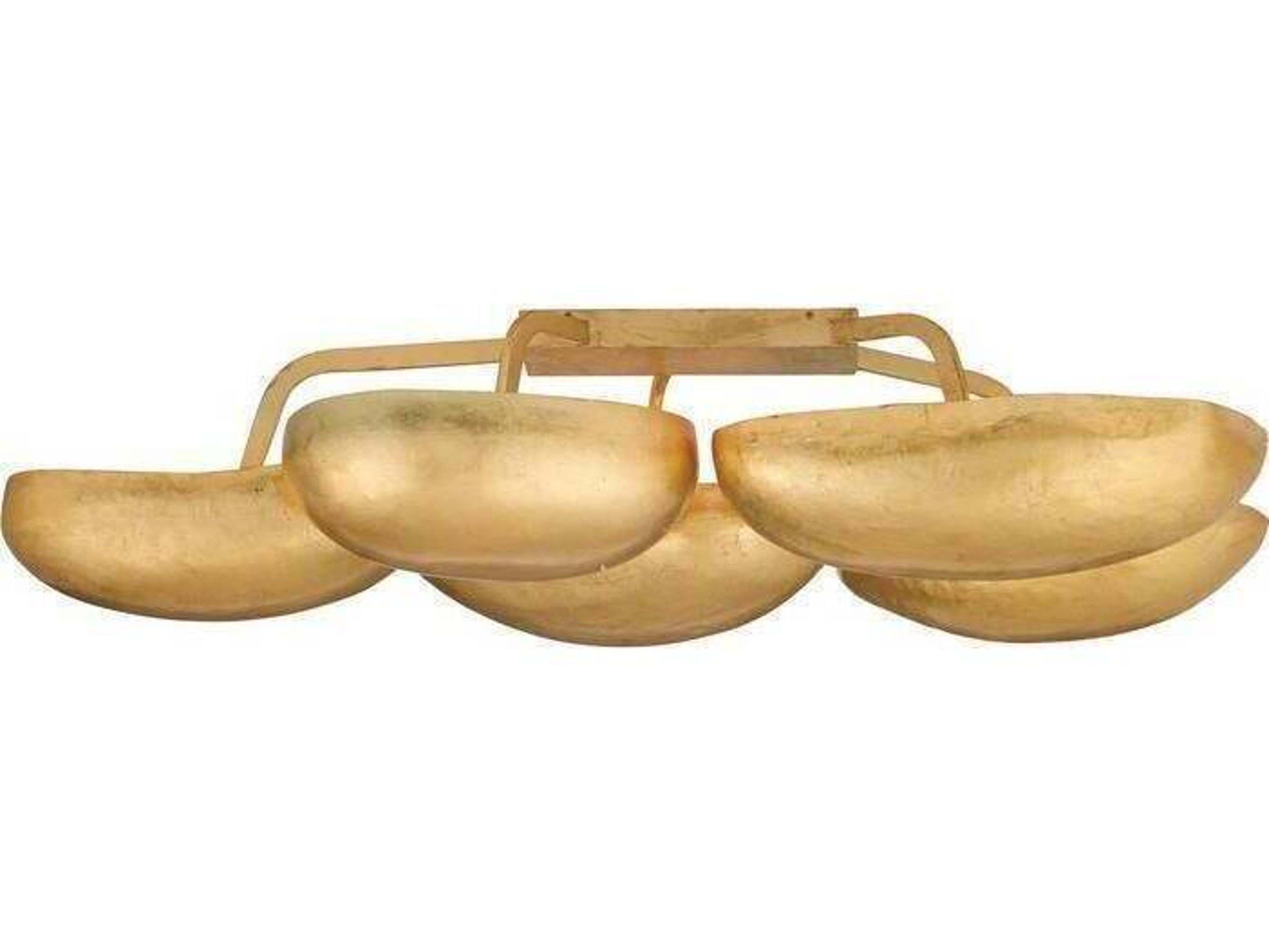 Arteriors Home Theo 13-Light Gold Leaf Semi Flush Mount