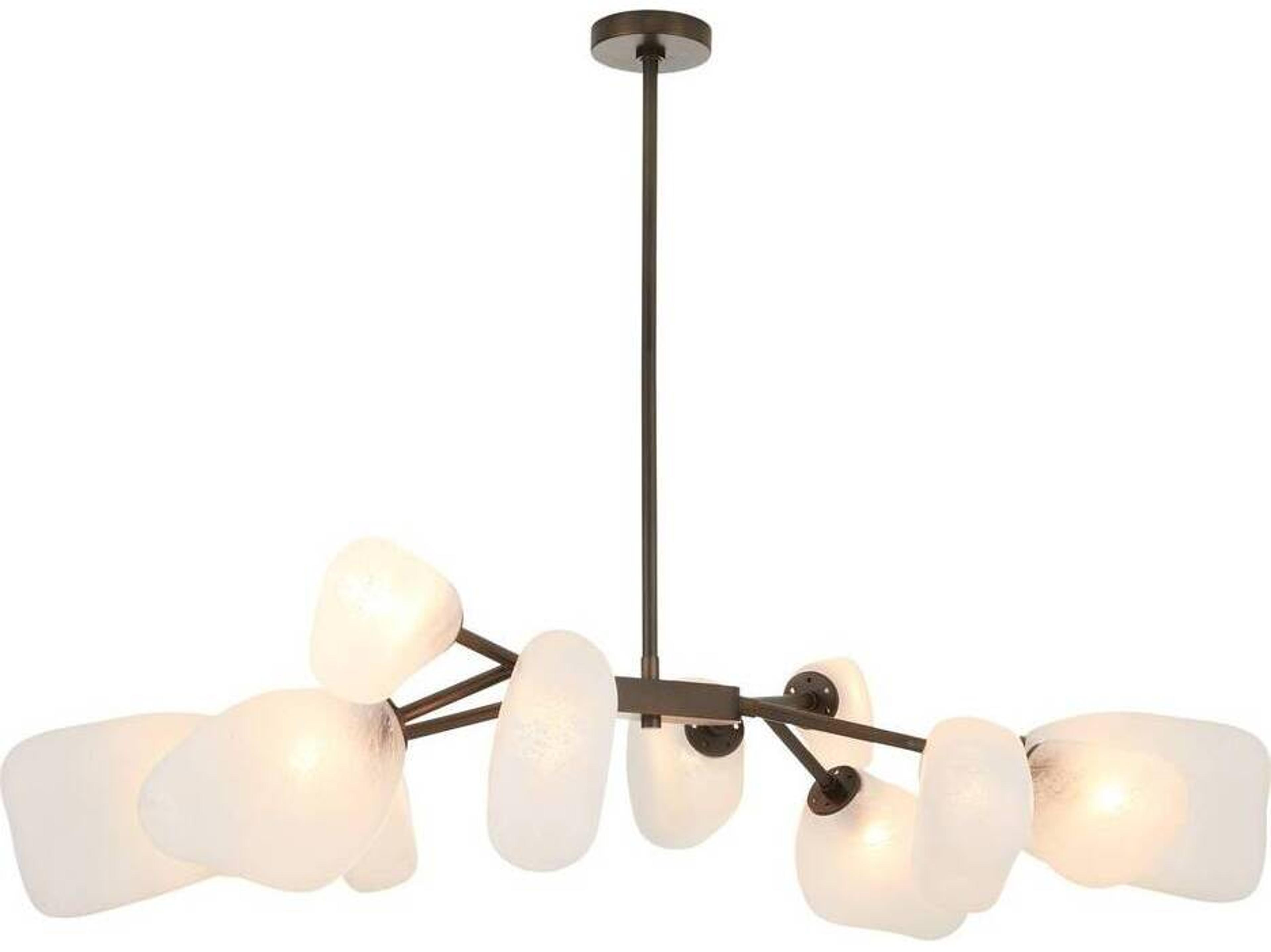 Arteriors Home Grozny 12-Light Swirl English Bronze Chandelier