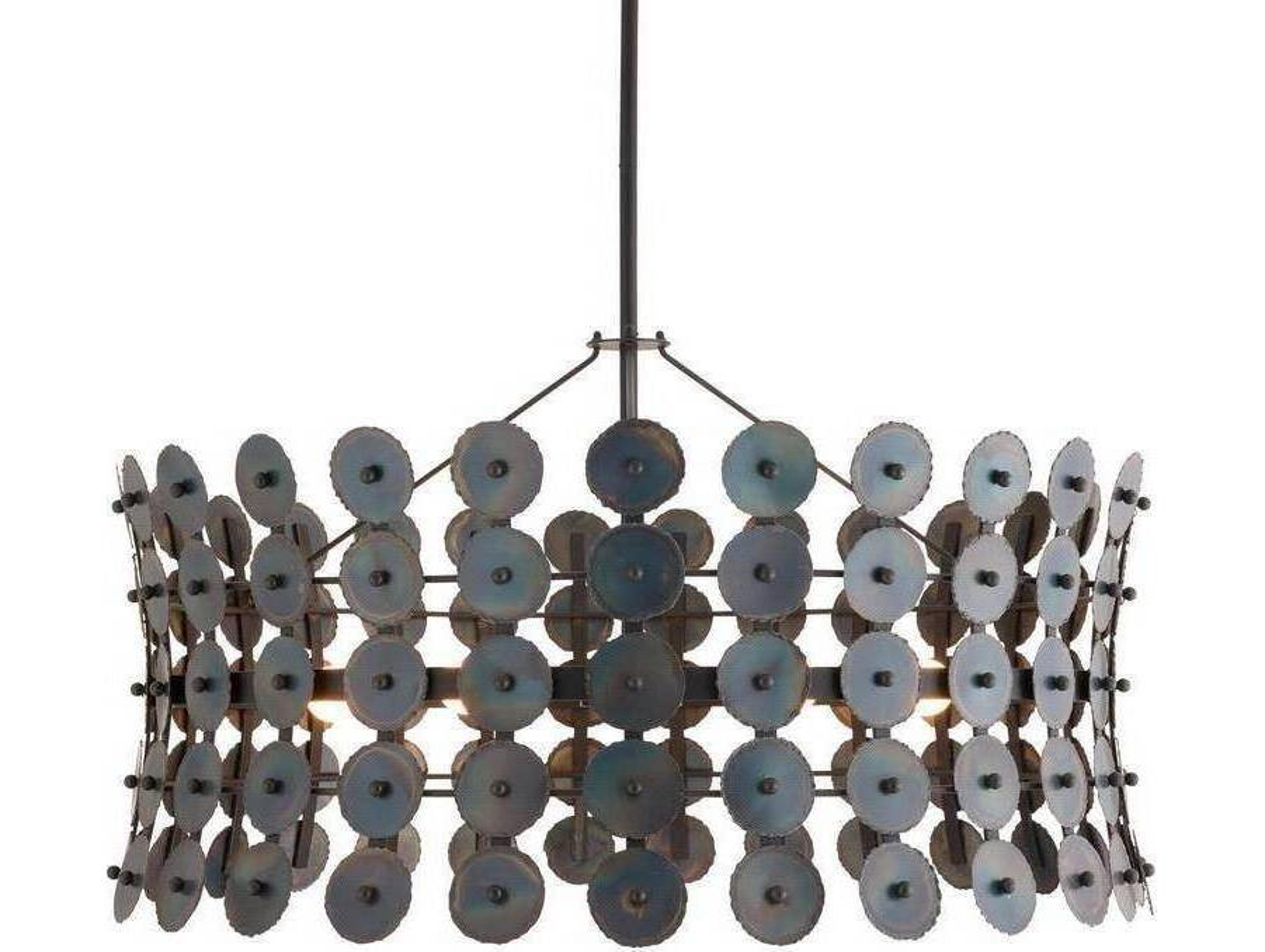 Arteriors Home Imperia Arteriors Home 6-Light Burnt Iron Black Sputnik Chandelier