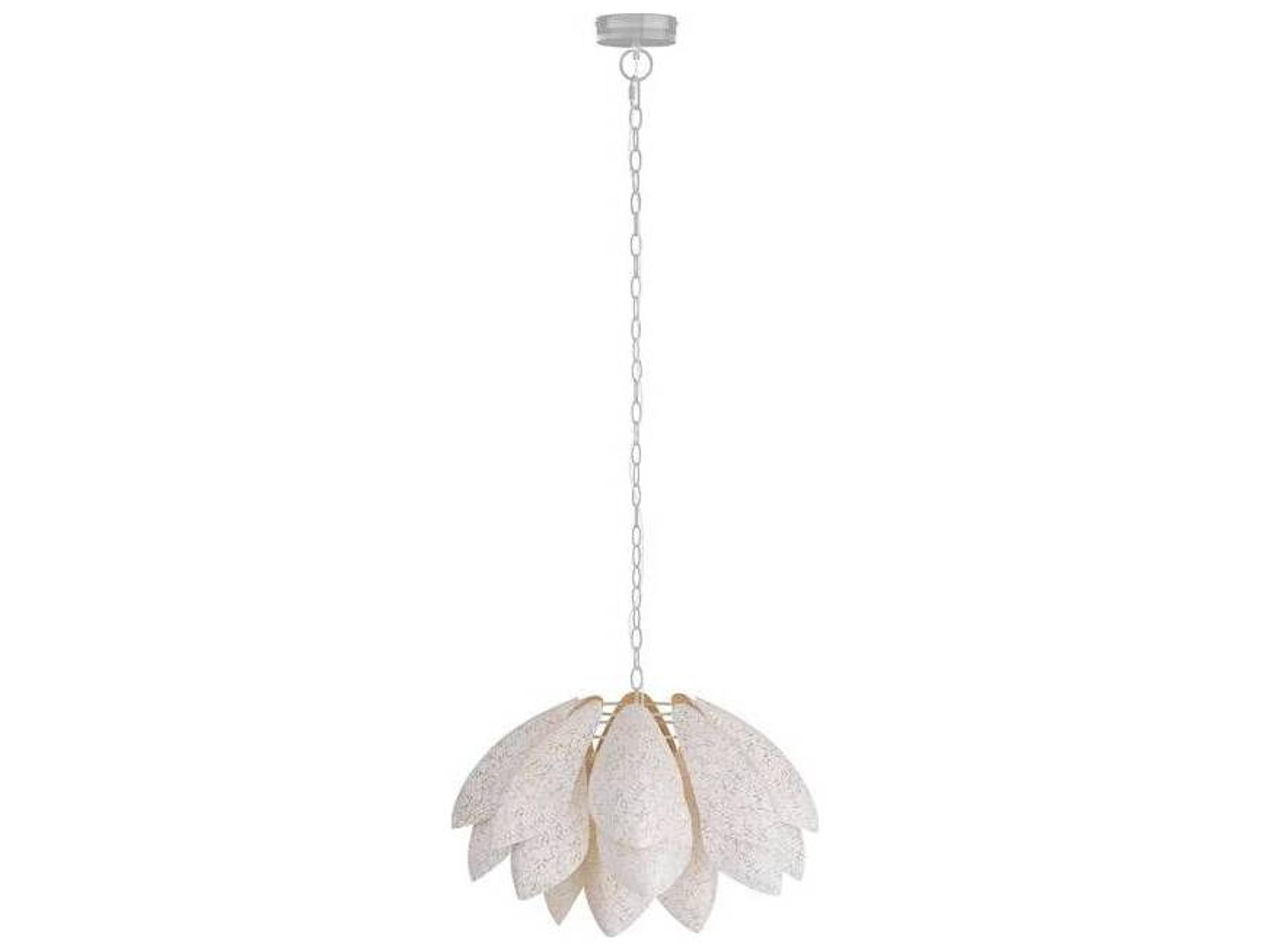 Arteriors Home Ayana 1-Light Ivory White Pendant